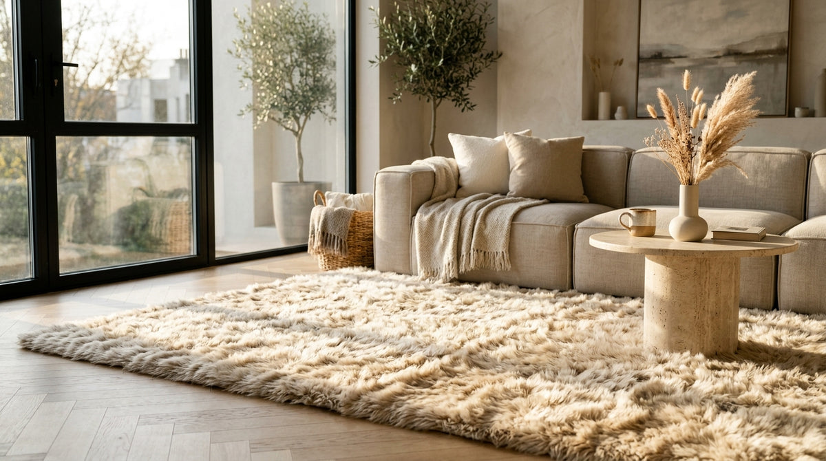 Pera Halı Lüks Peluş Halı Salon Yaşam Alanı