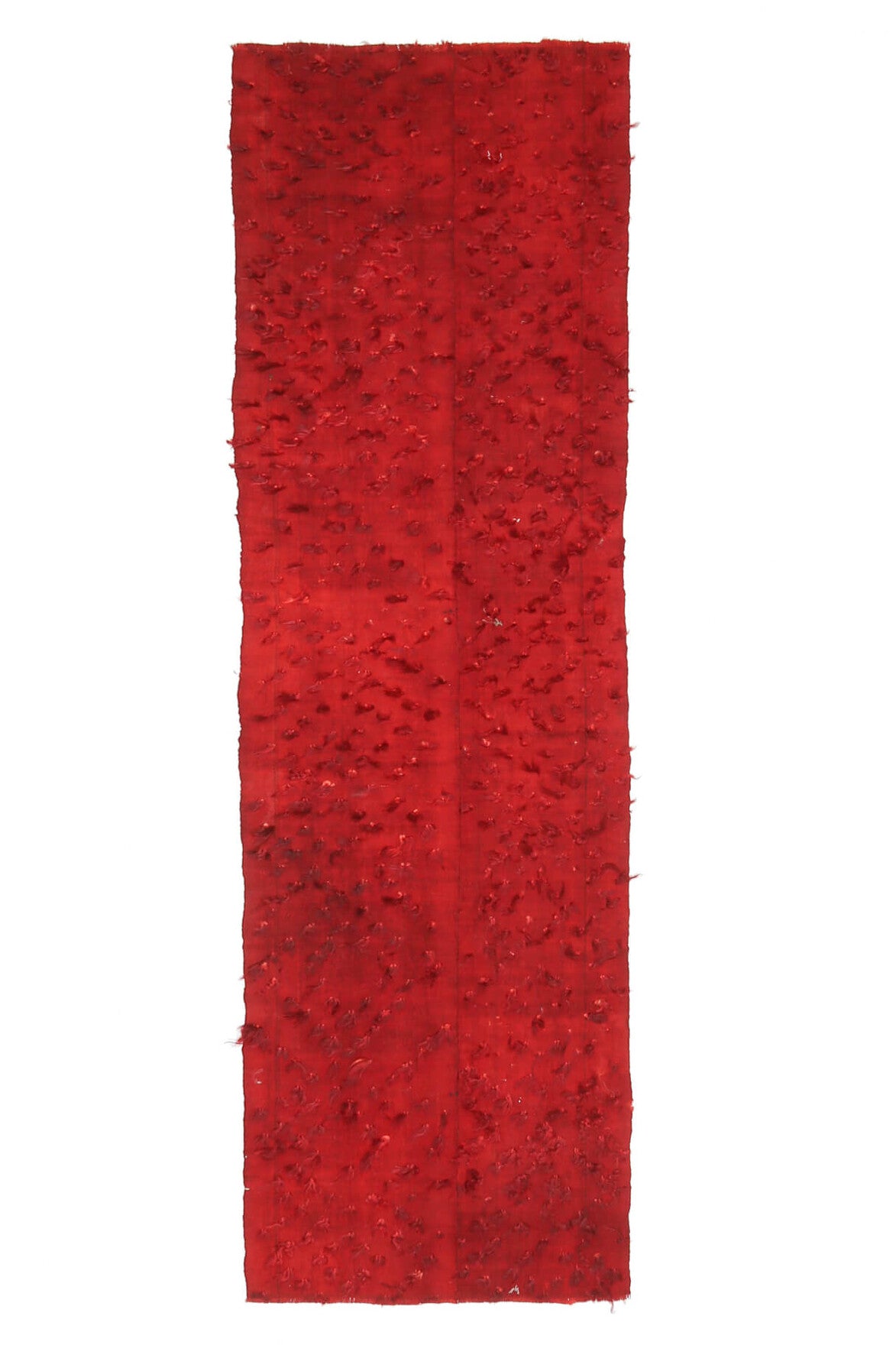 El yapımı vintage yolluk 74x257 cm çiçek desenli desenli yün - mekan görünümü