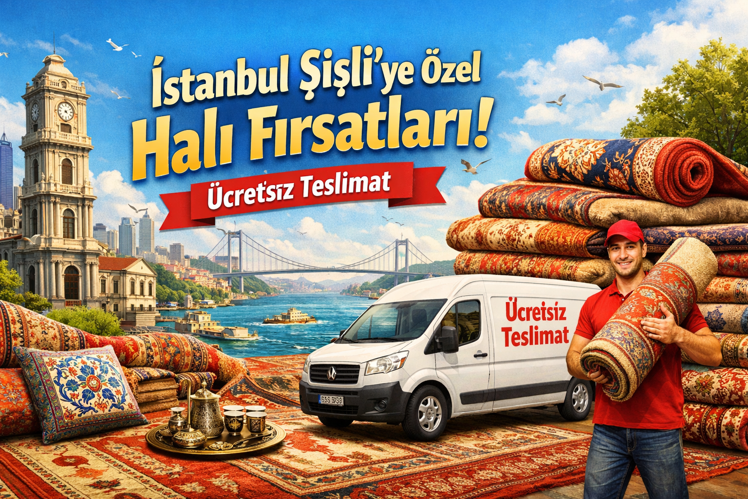 İstanbul Şişli’ye Özel Halı Fırsatları - Ücretsiz Teslimat