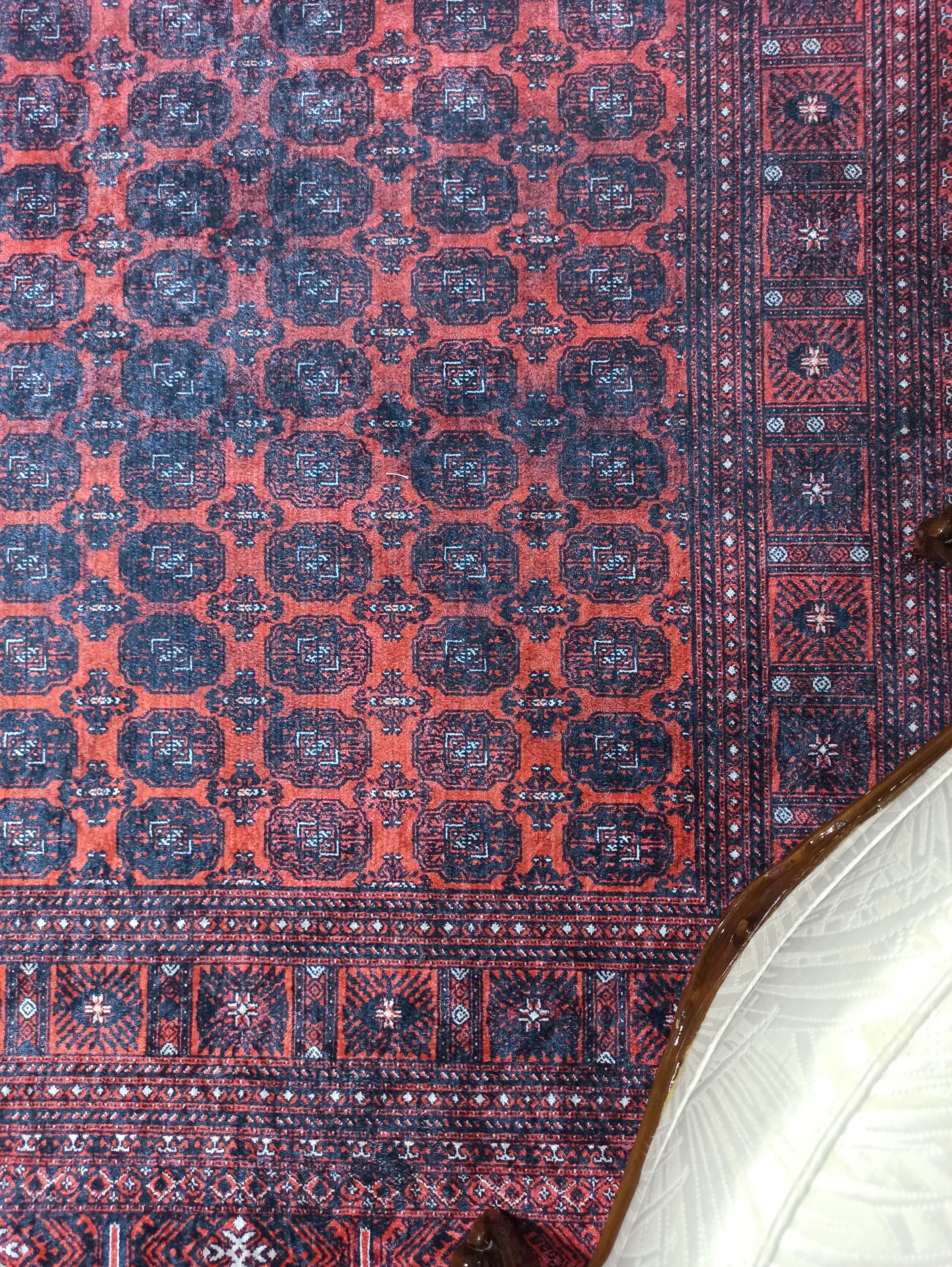 Pale Pink Cream Beige Geometric Patterned Kilim Rug