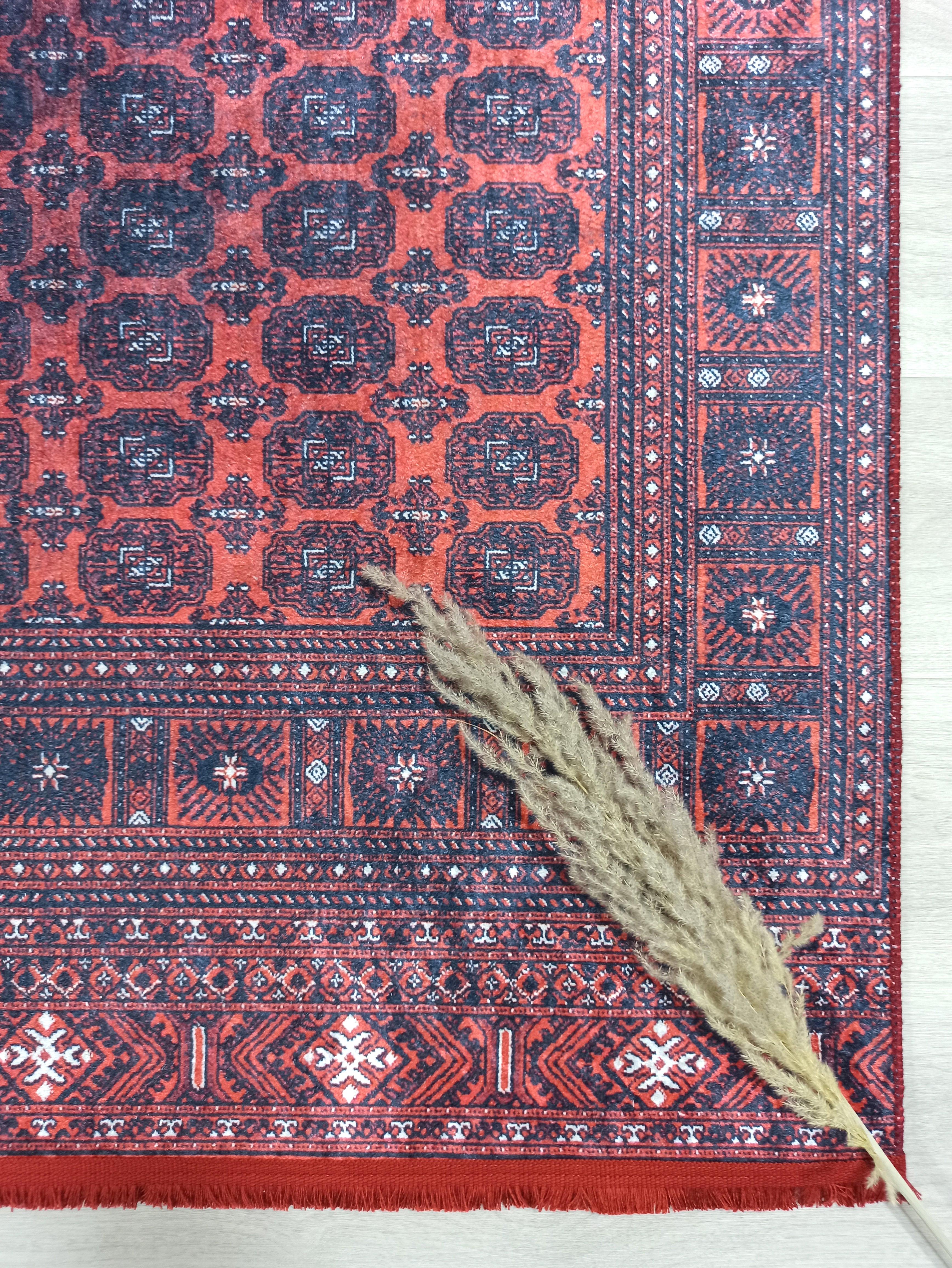 Pale Pink Cream Beige Geometric Patterned Kilim Rug