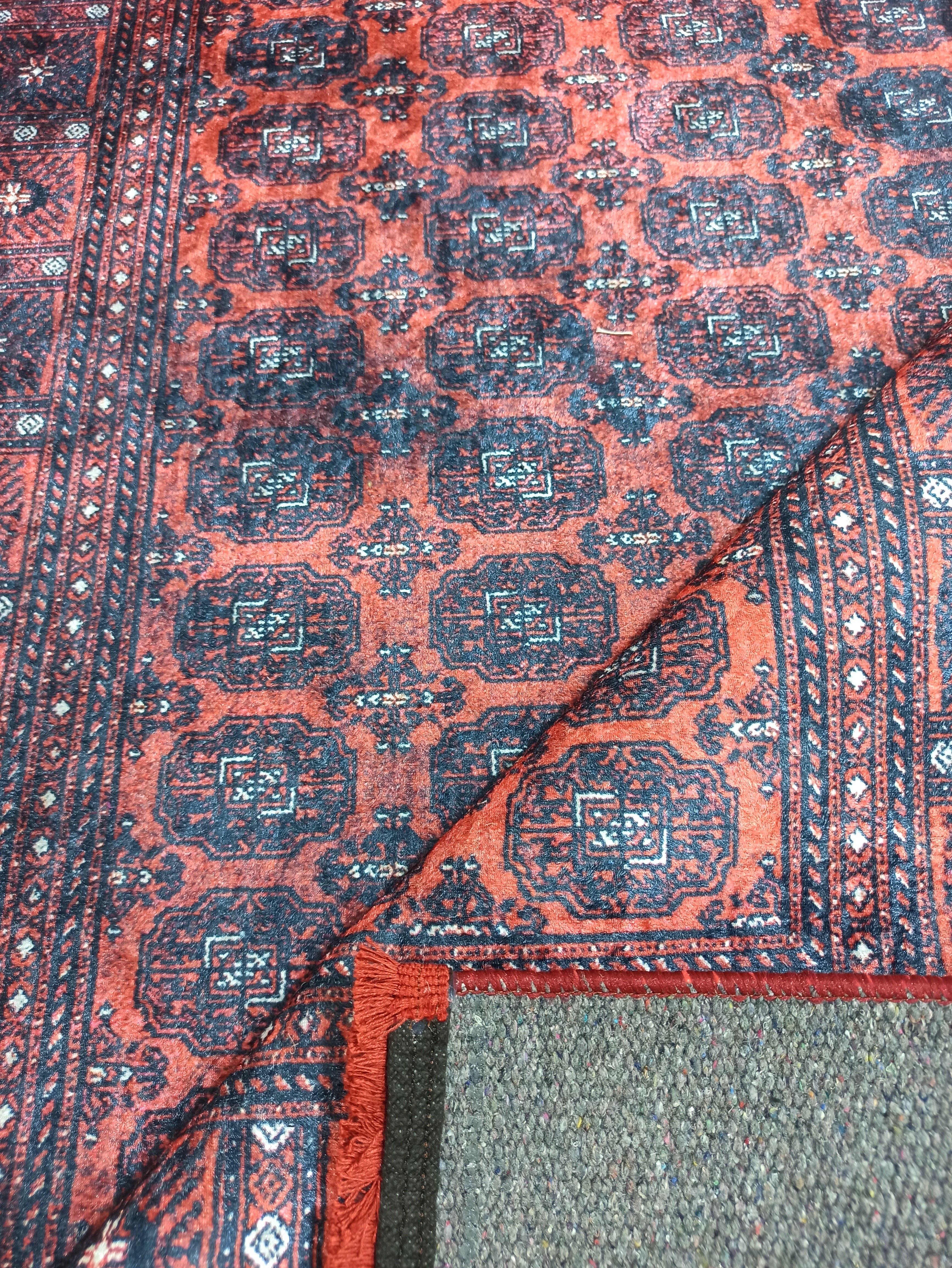 Pale Pink Cream Beige Geometric Patterned Kilim Rug