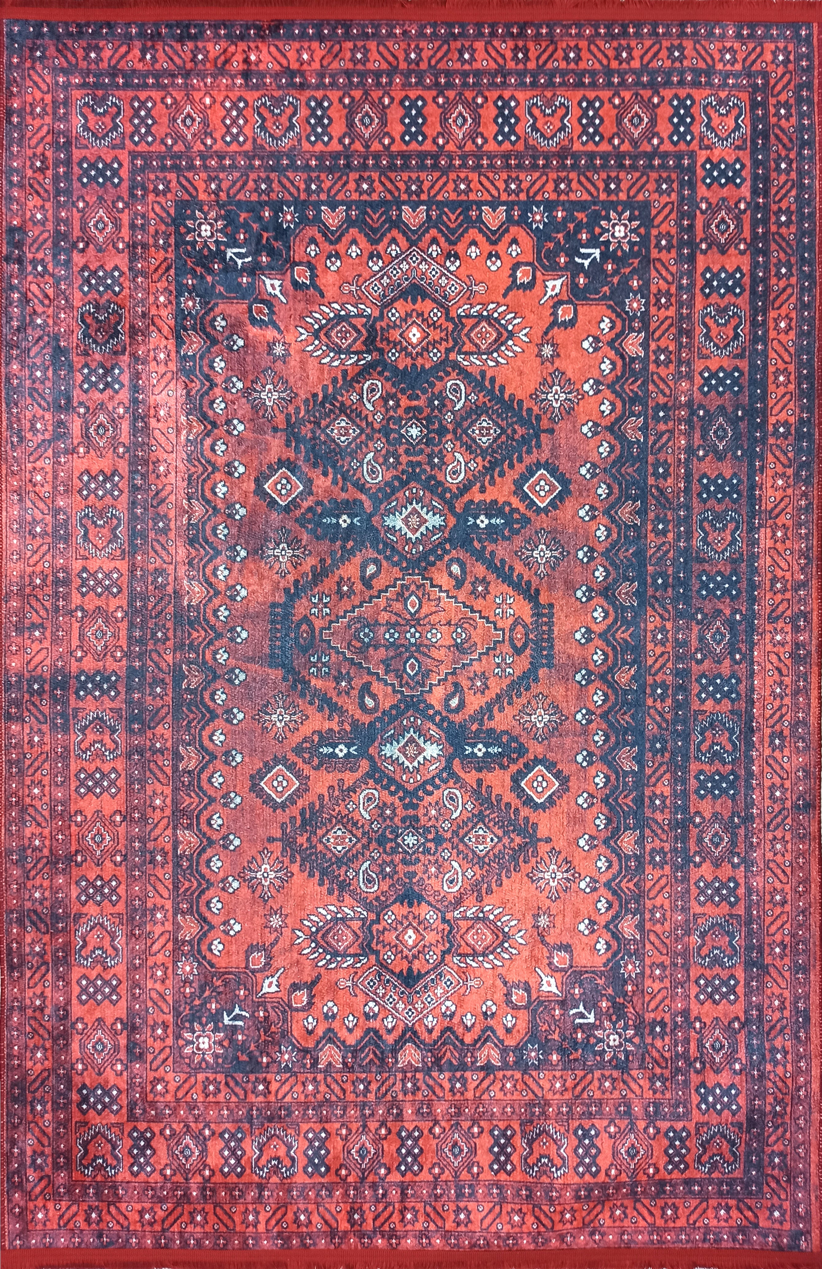 Uşak Medallion Burgundy Red Carpet - CLEARANCE - 950OU