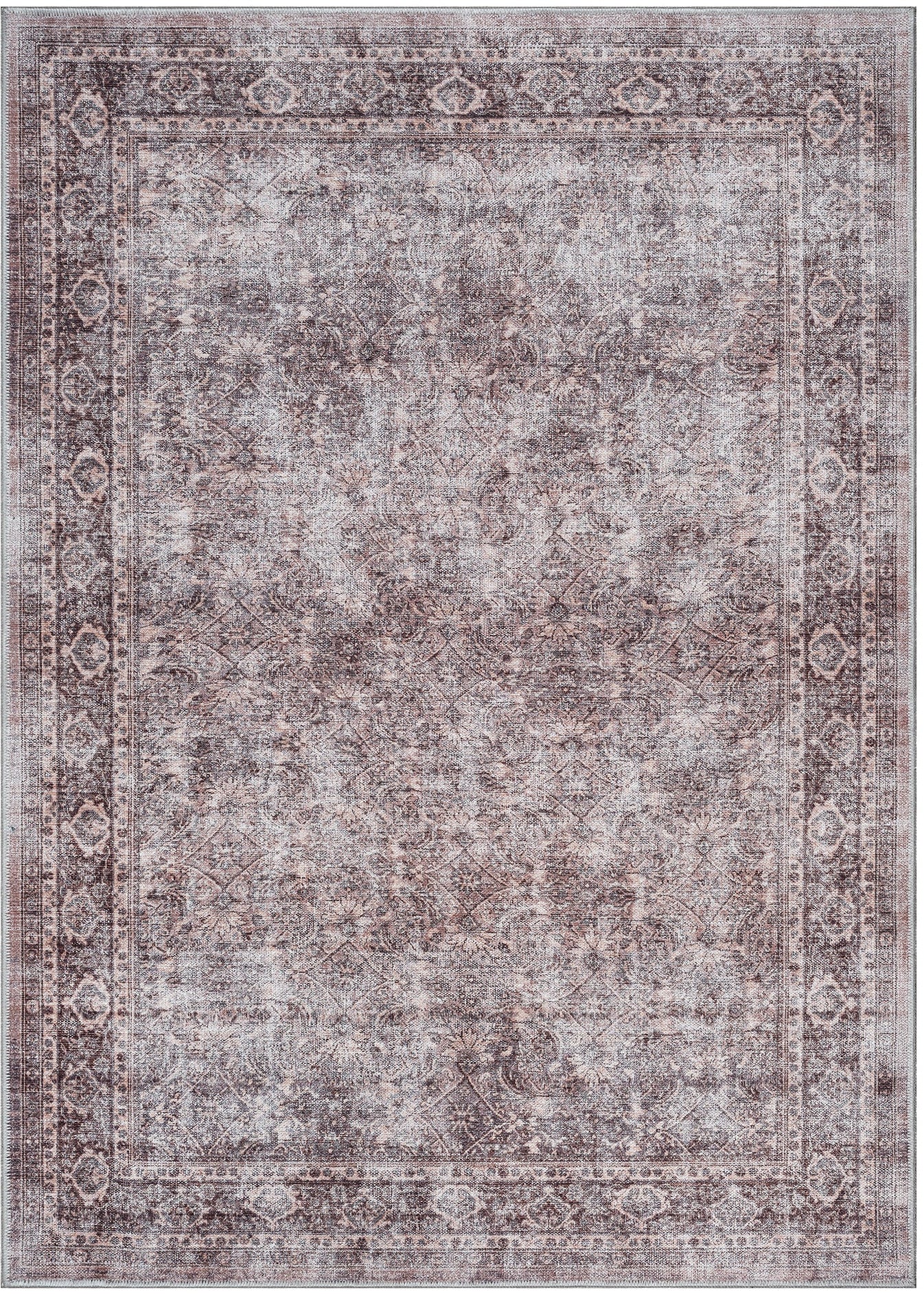 Uşak Blue Red Vintage Kilim Carpet