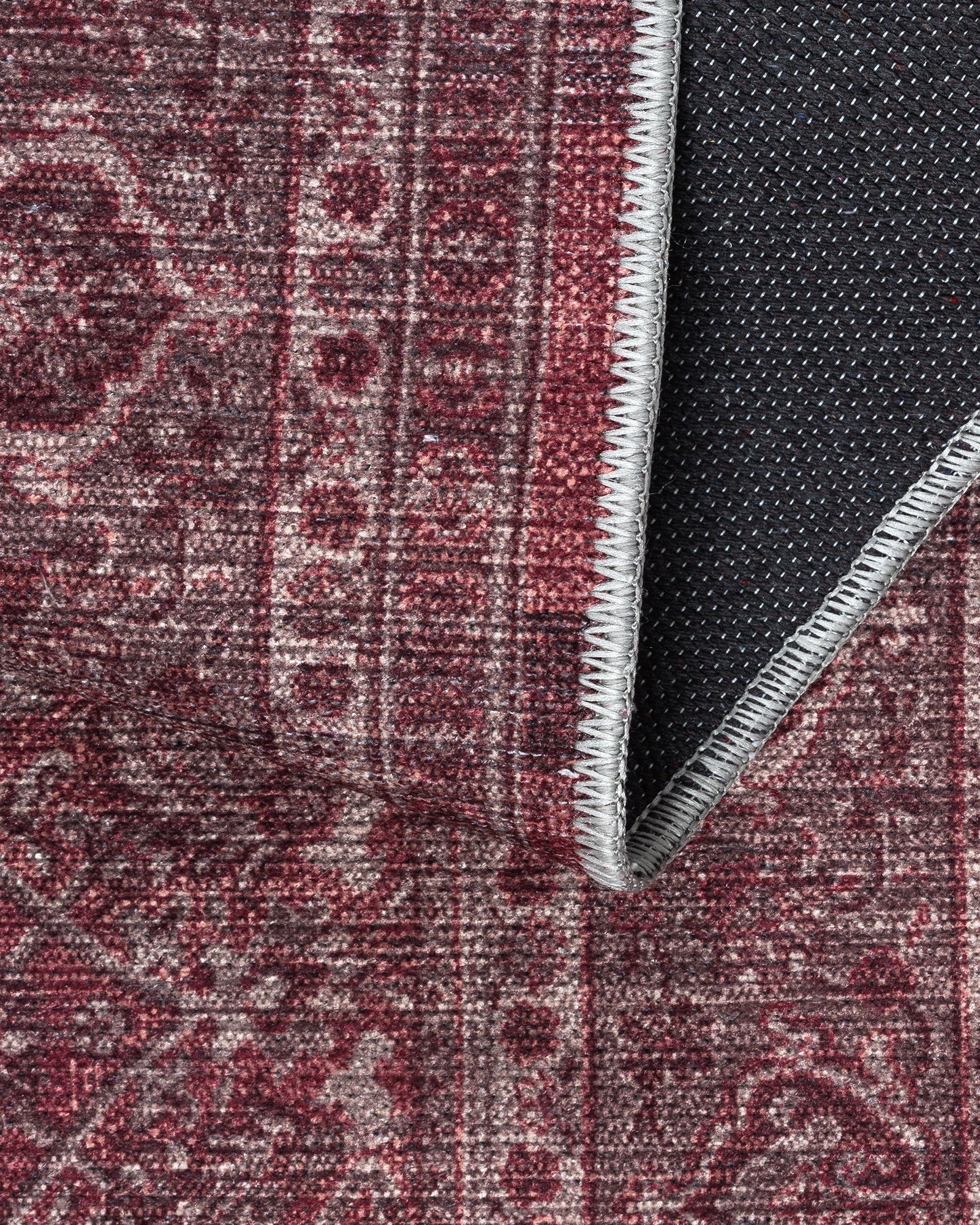 Uşak Blue Red Vintage Kilim Carpet