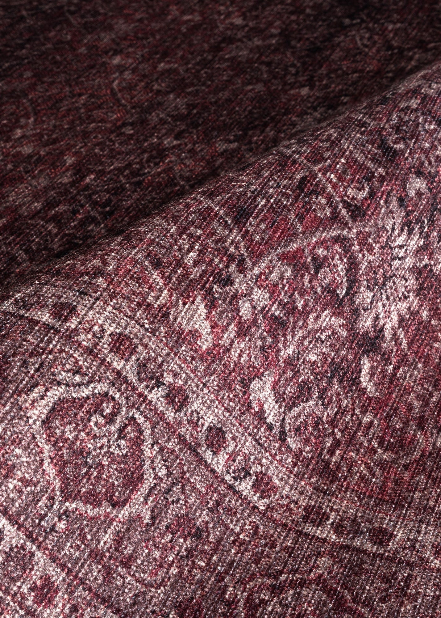 Uşak Blue Red Vintage Kilim Carpet
