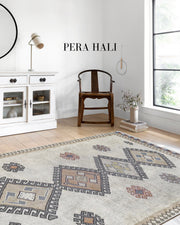 Fas Bej Gri Kilim Halı