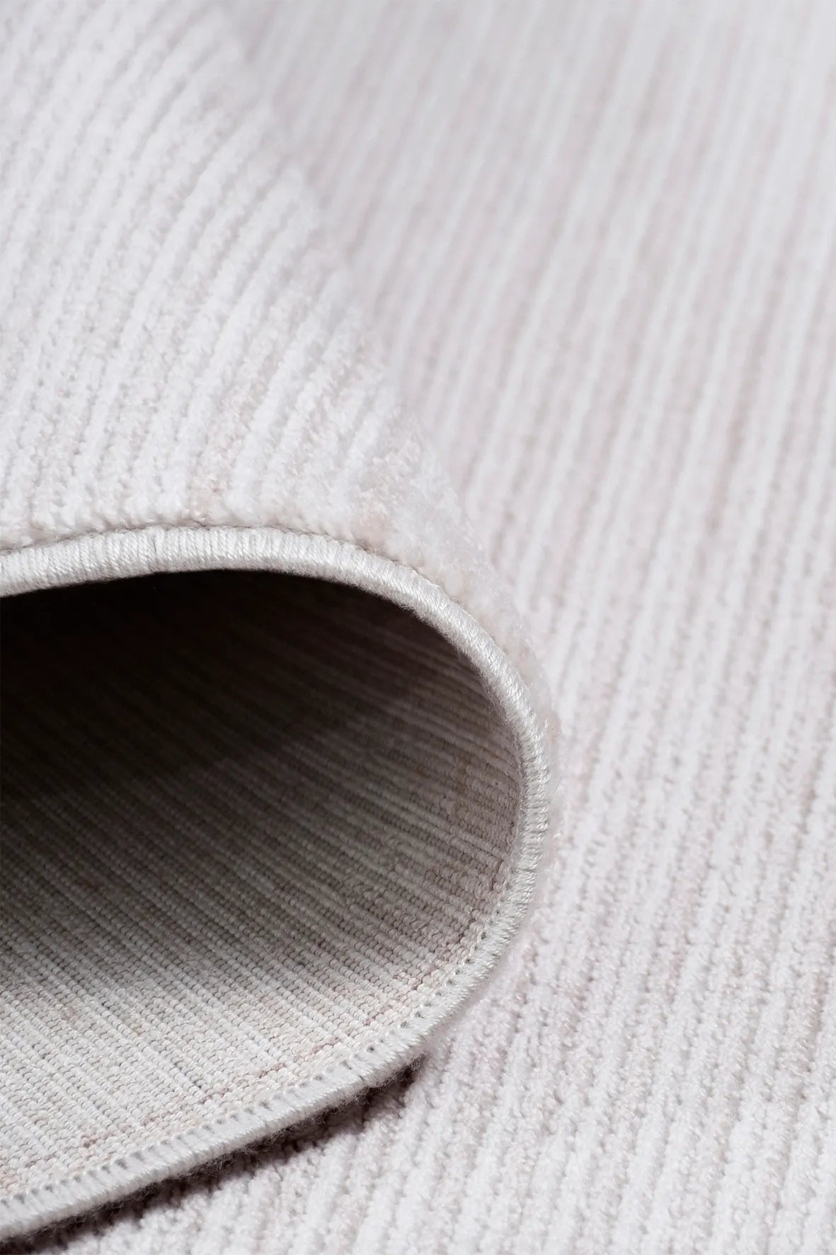 Bej ve Krem Dokulu Minimalist Modern Halı