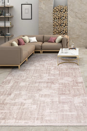 Pudra ve Bej Modern Halı