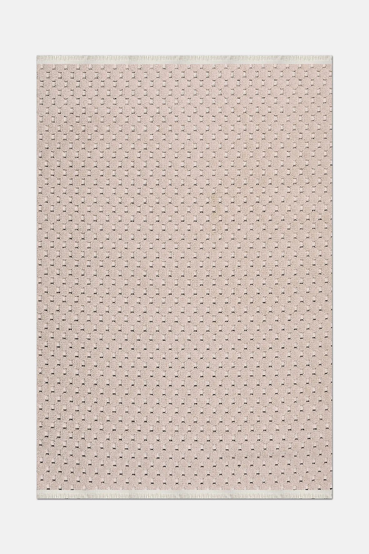 Pudra Pembe Minimalist Halı