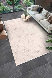 Krem ve Vizon Modern Halı