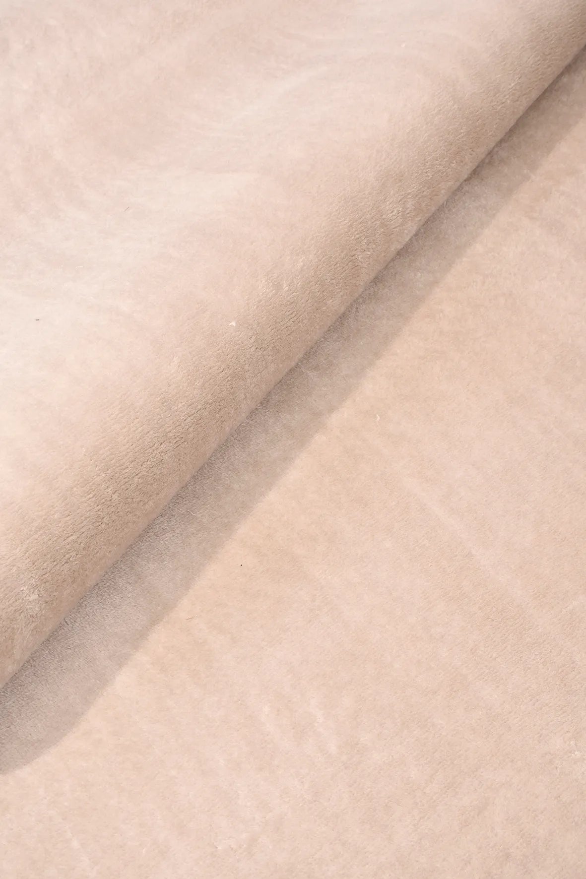 Bej Yumuşak Peluş Halı