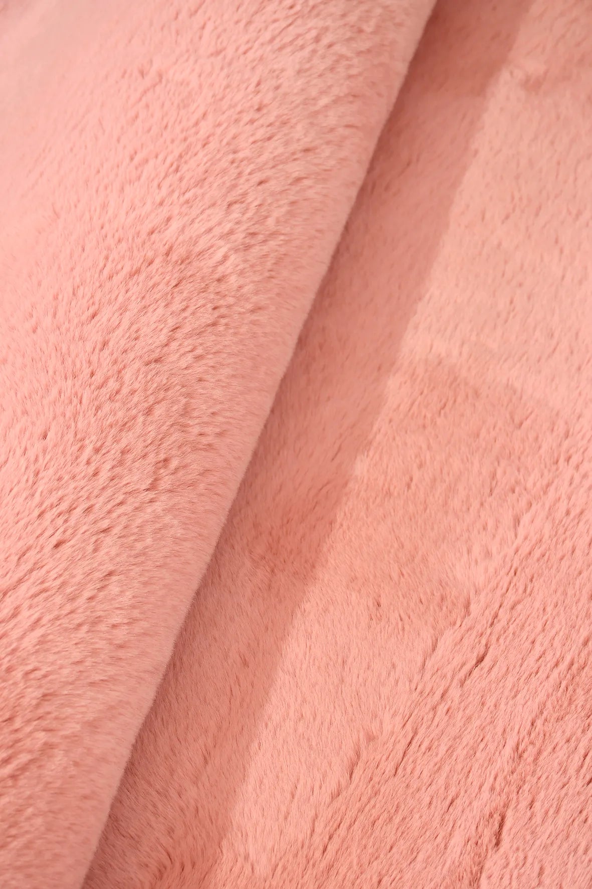 Rose Pembe Ekstra Yumuşak Tavşan Peluş Halı