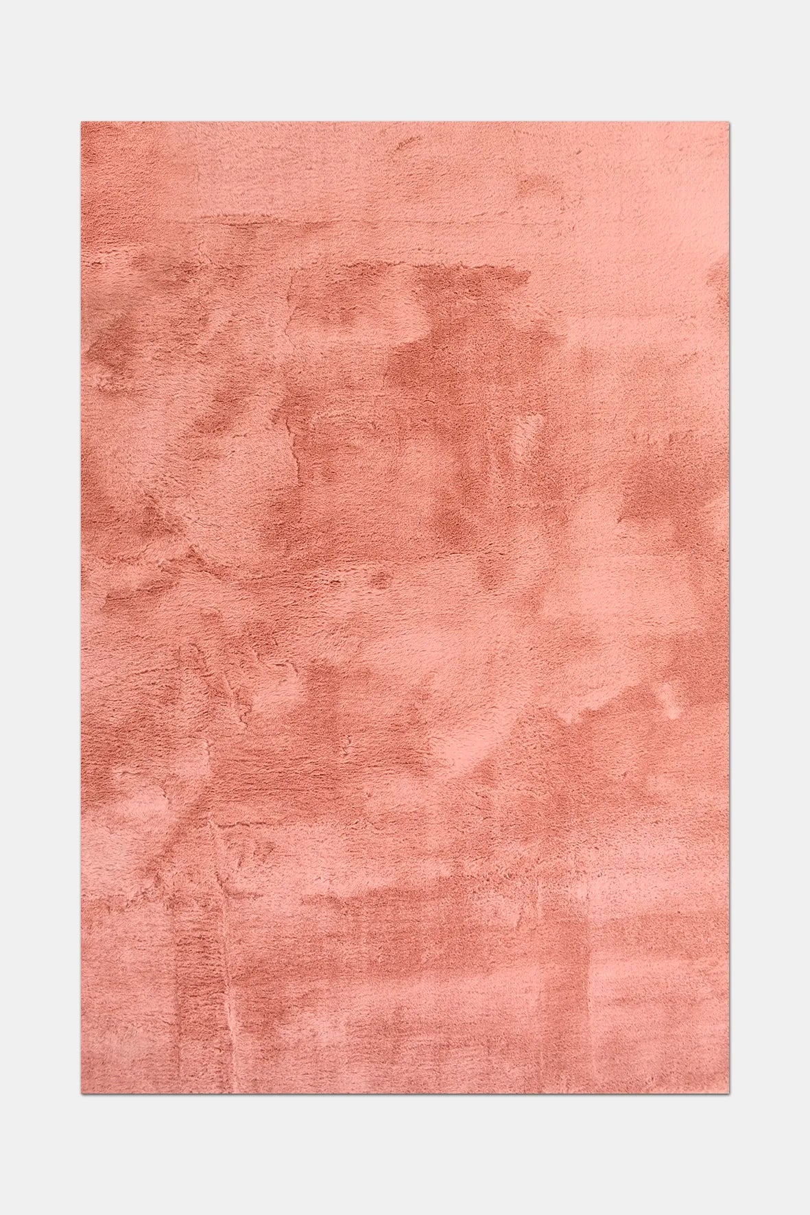 Rose Pembe Ekstra Yumuşak Tavşan Peluş Halı