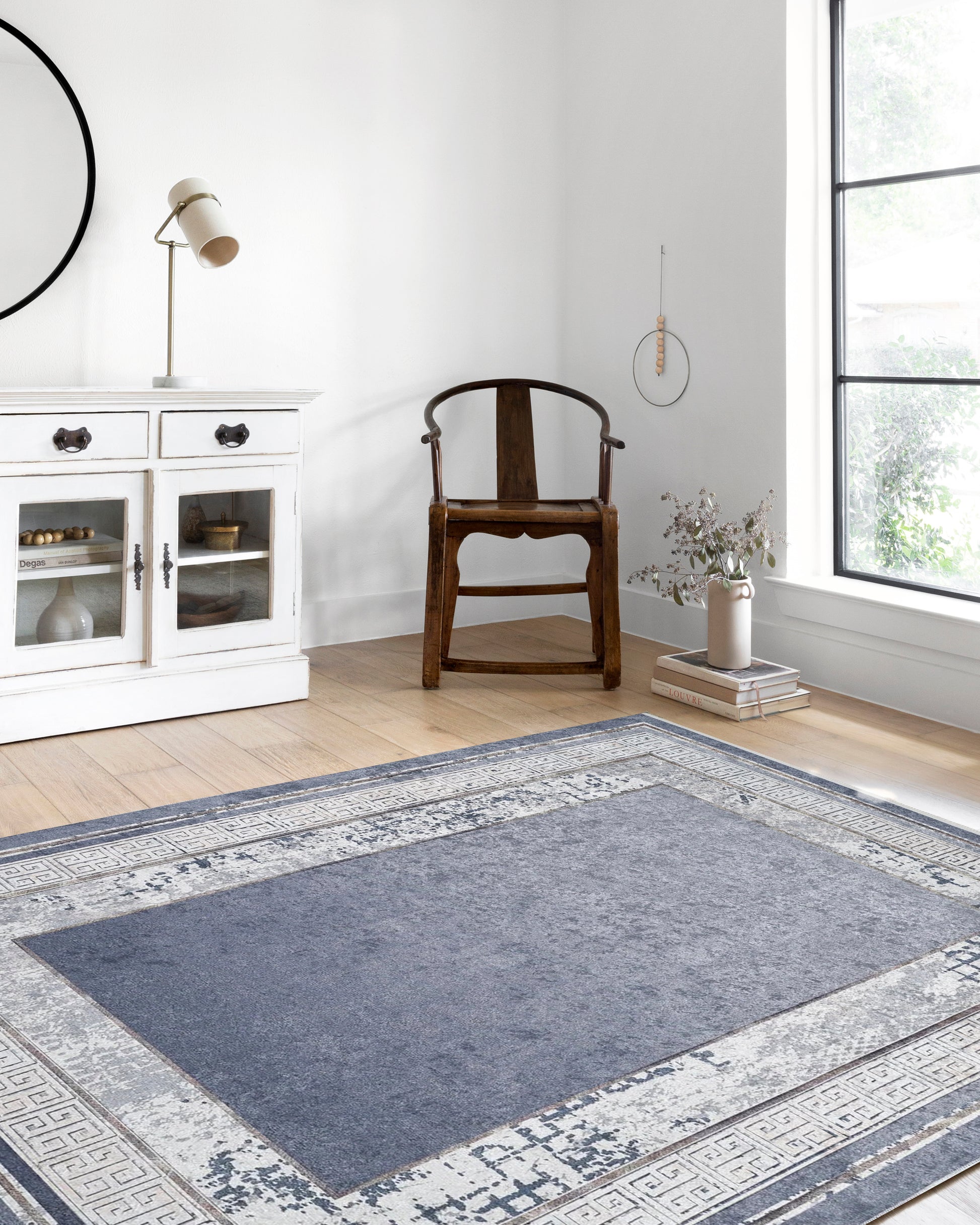 Modern Bordürlü Yunan Anahtar Halı