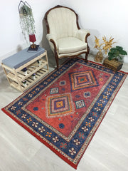 Uşak Dark Red Beige Kilim Carpet - CLEARANCE - 2348OU