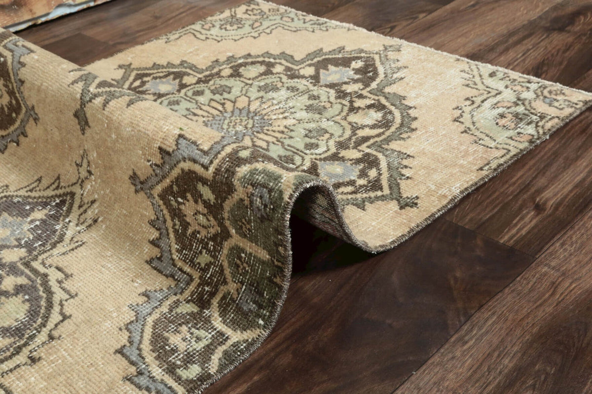 Vintage Oushak Runner Rug