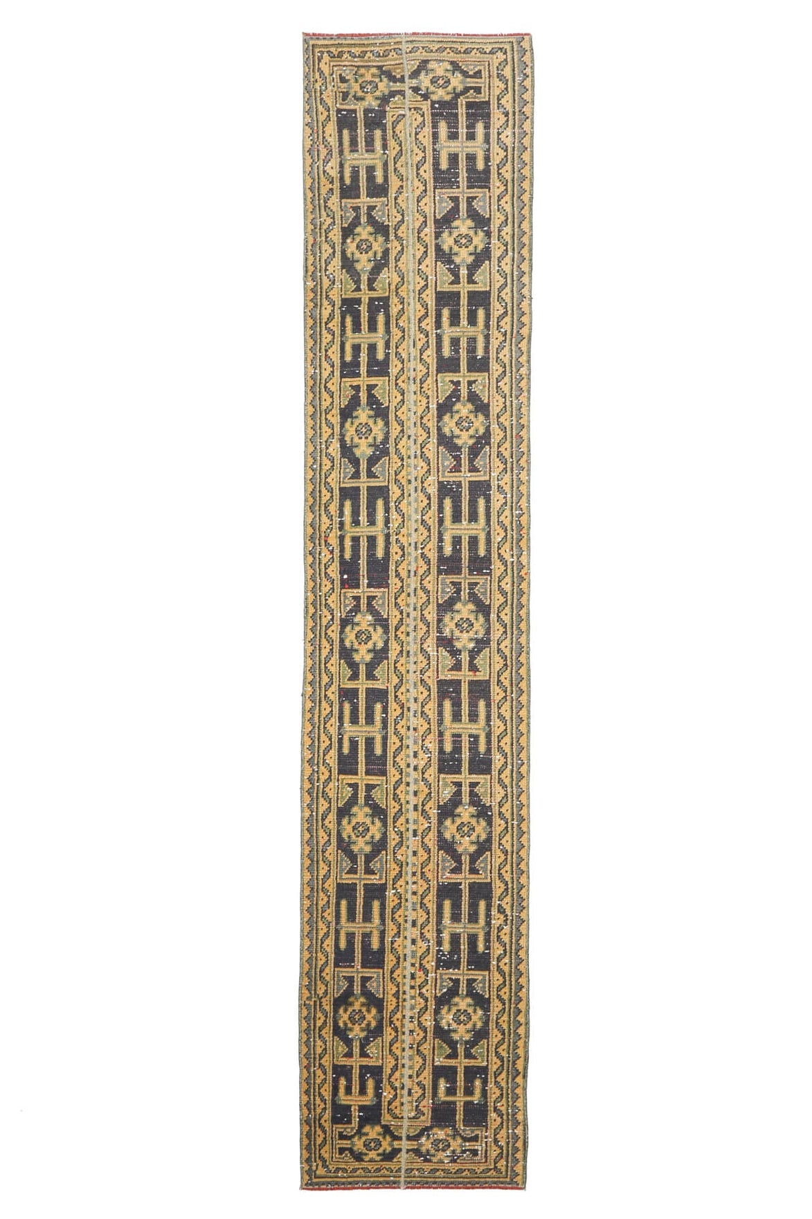 2x11 Handmade Patchwork Runner Rug