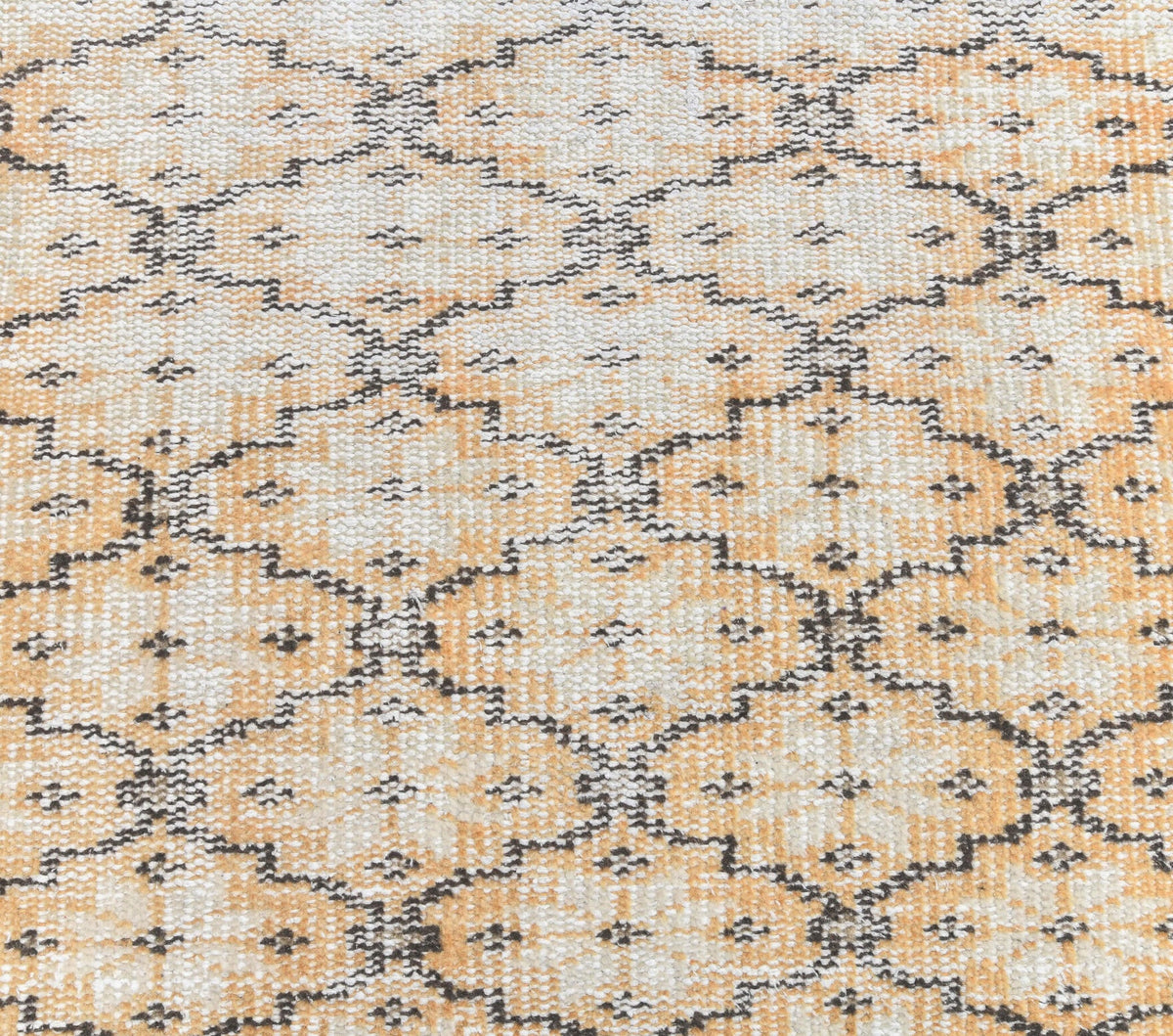 El yapımı vintage yolluk 74x325 cm i̇kat desenli yün - mekan görünümü