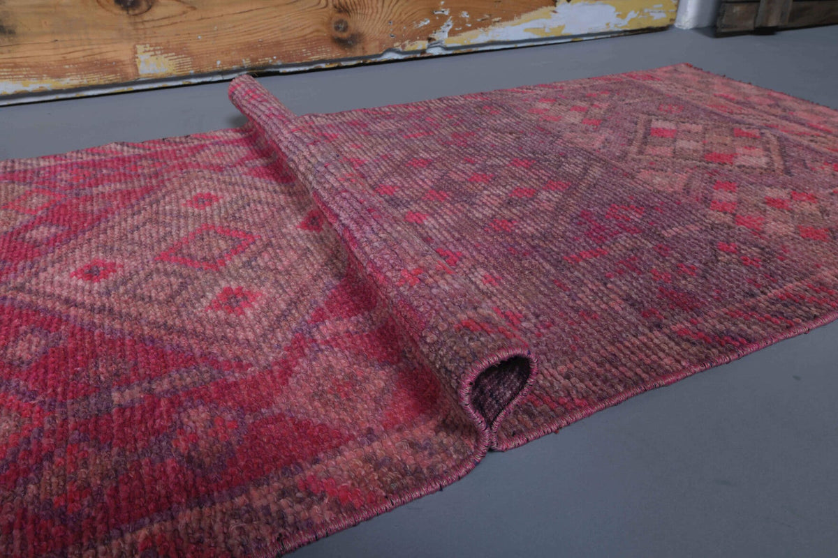 Vintage Pink Runner Rug