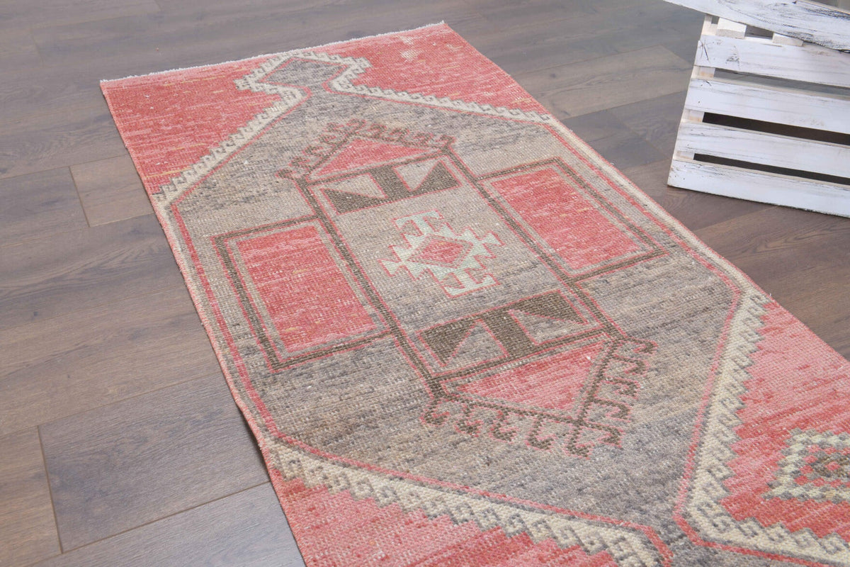 2x12 Wool Vintage Runner Rug