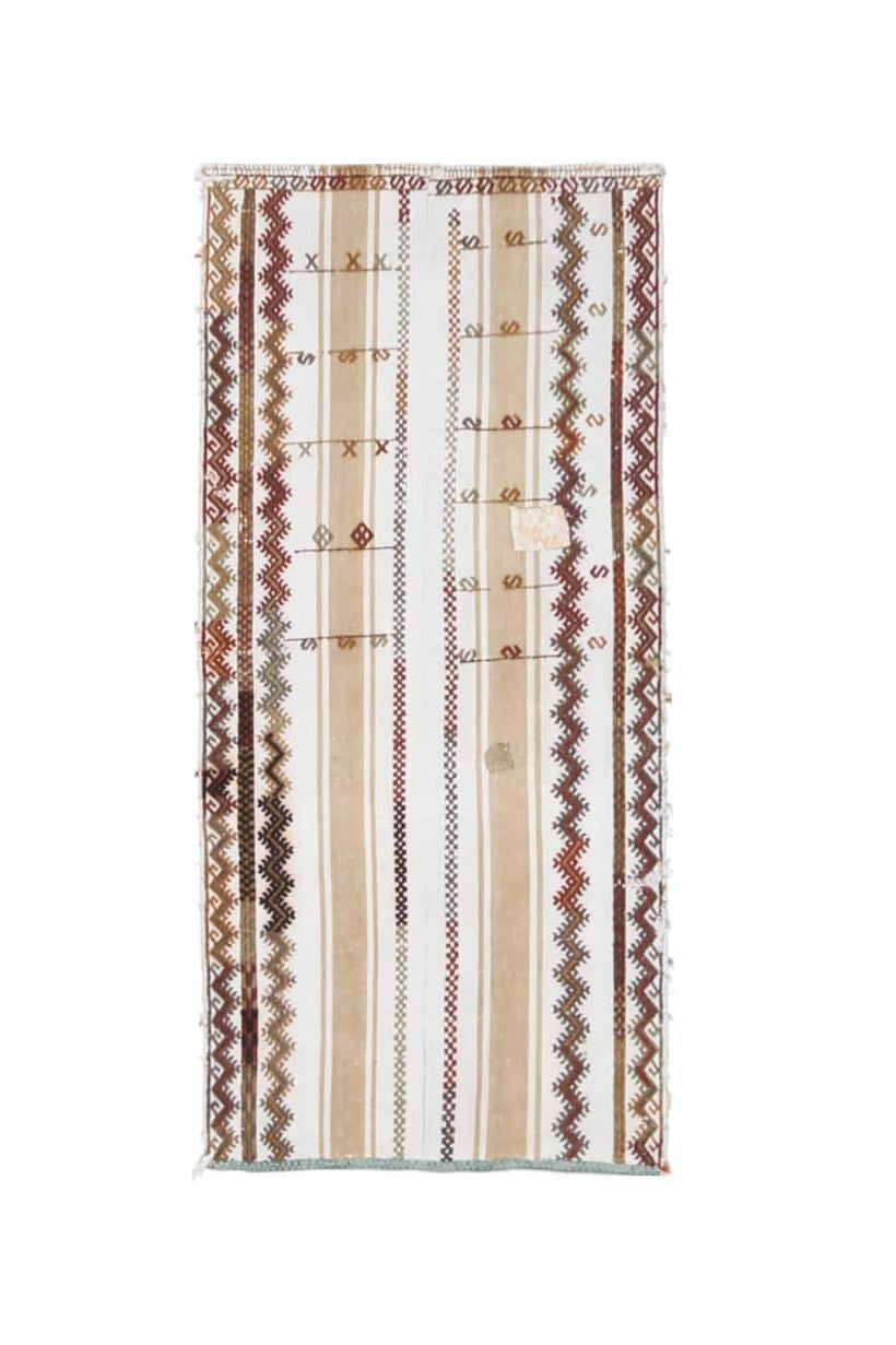 2x5, Flatweave Small Vintage Runner Rug