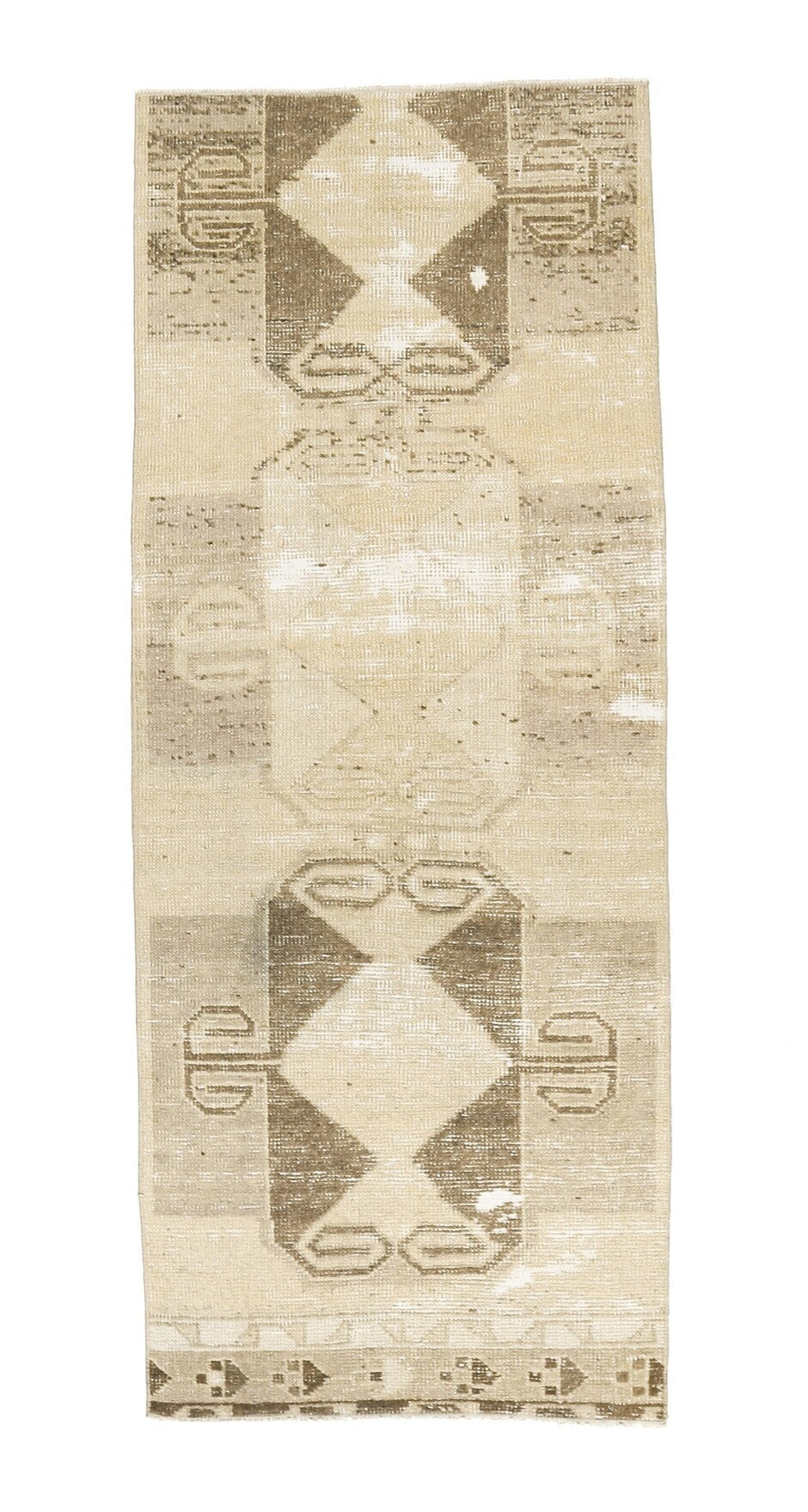 Vintage Oushak Orange Runner Rug