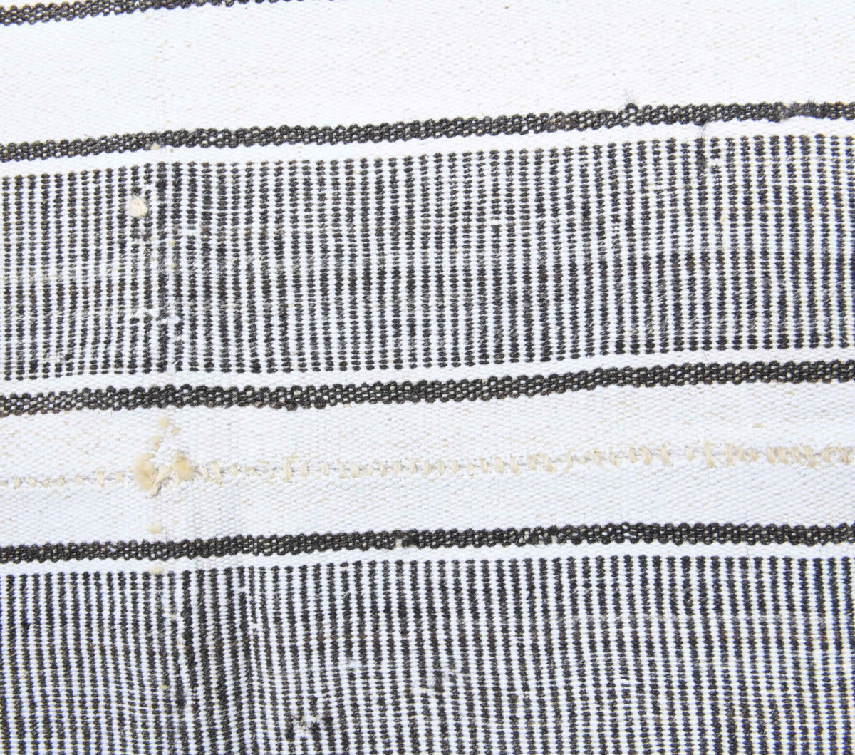 El yapımı vintage yolluk 66x170 cm çizgili desenli yün - desen detayı