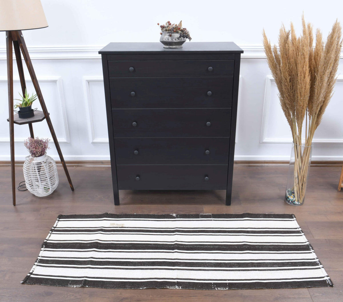 2x6 Wool Vintage Kilim Runner Rug