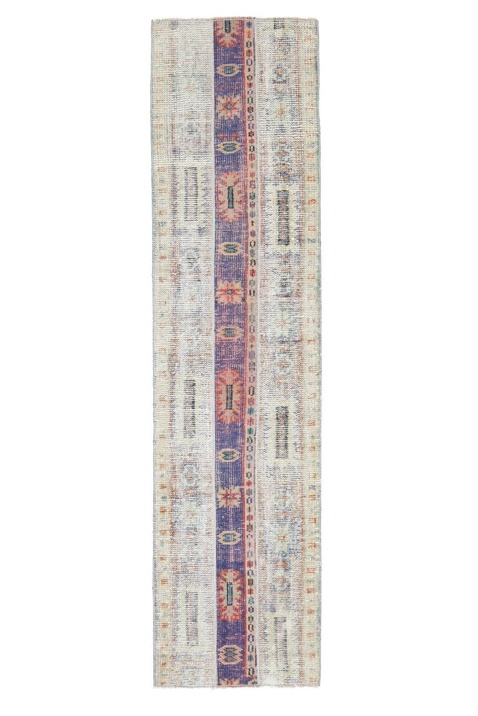 2x7 Handmade Patchwork Runner Rug