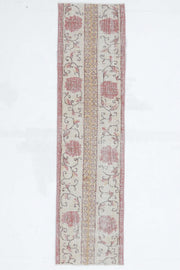 2x7 Vintage Handwoven Patchwork Runner Rug