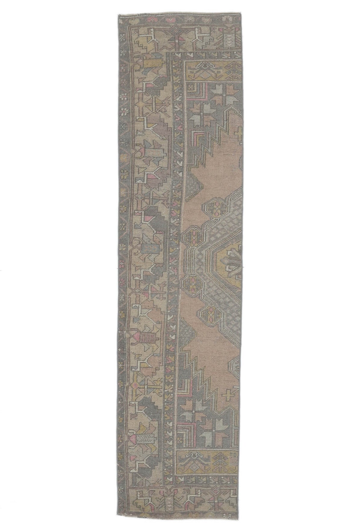 2x7 Vintage Anatolian Handwoven Rug Runner