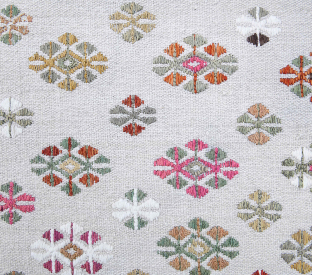 2x7 Wool Vintage Kilim Runner Rug