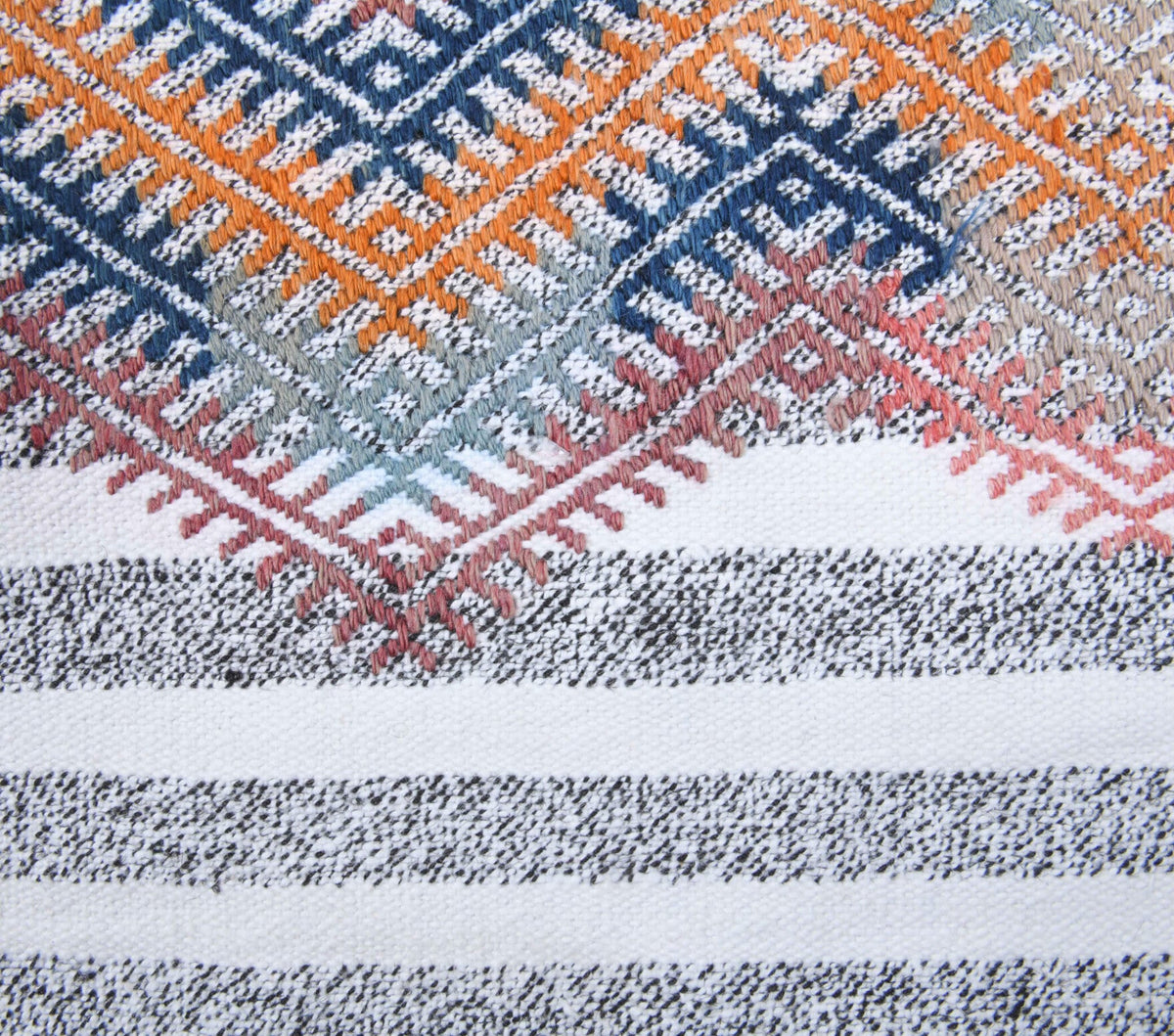 2x7 Wool Vintage Kilim Runner Rug