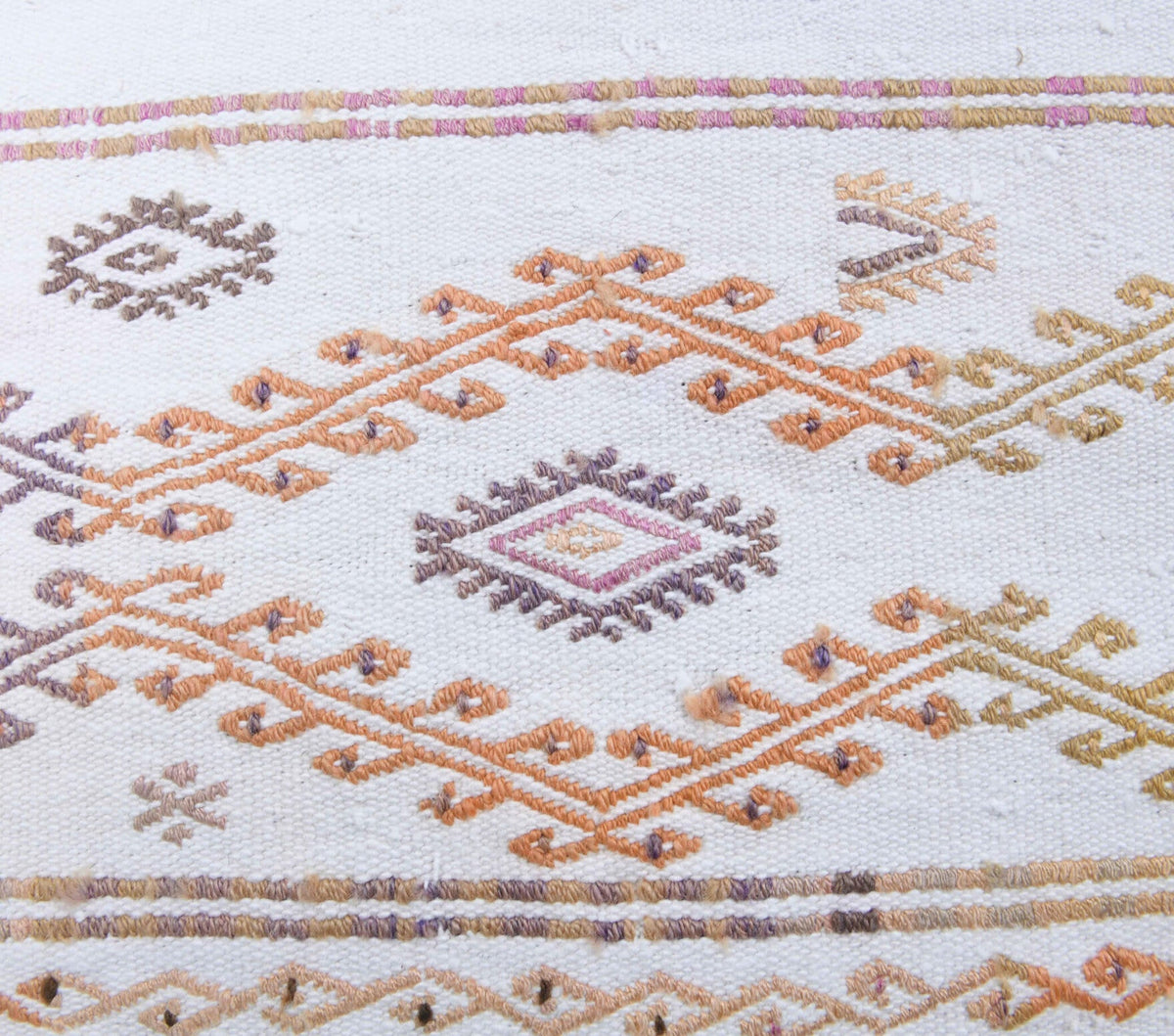 2x7 Wool Vintage Flatweave Runner Rug