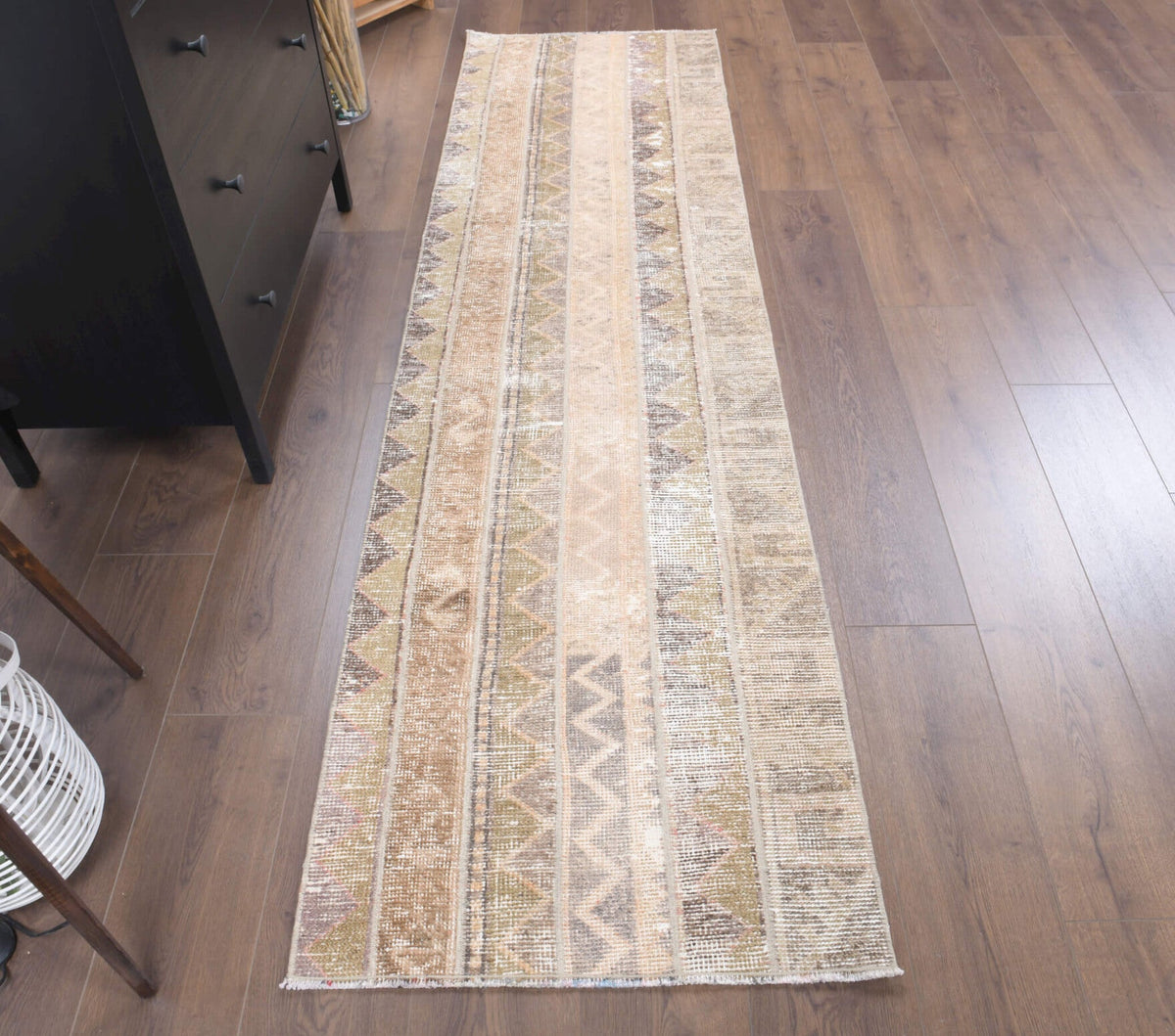 2x8 Handmade Patchwork Runner Rug