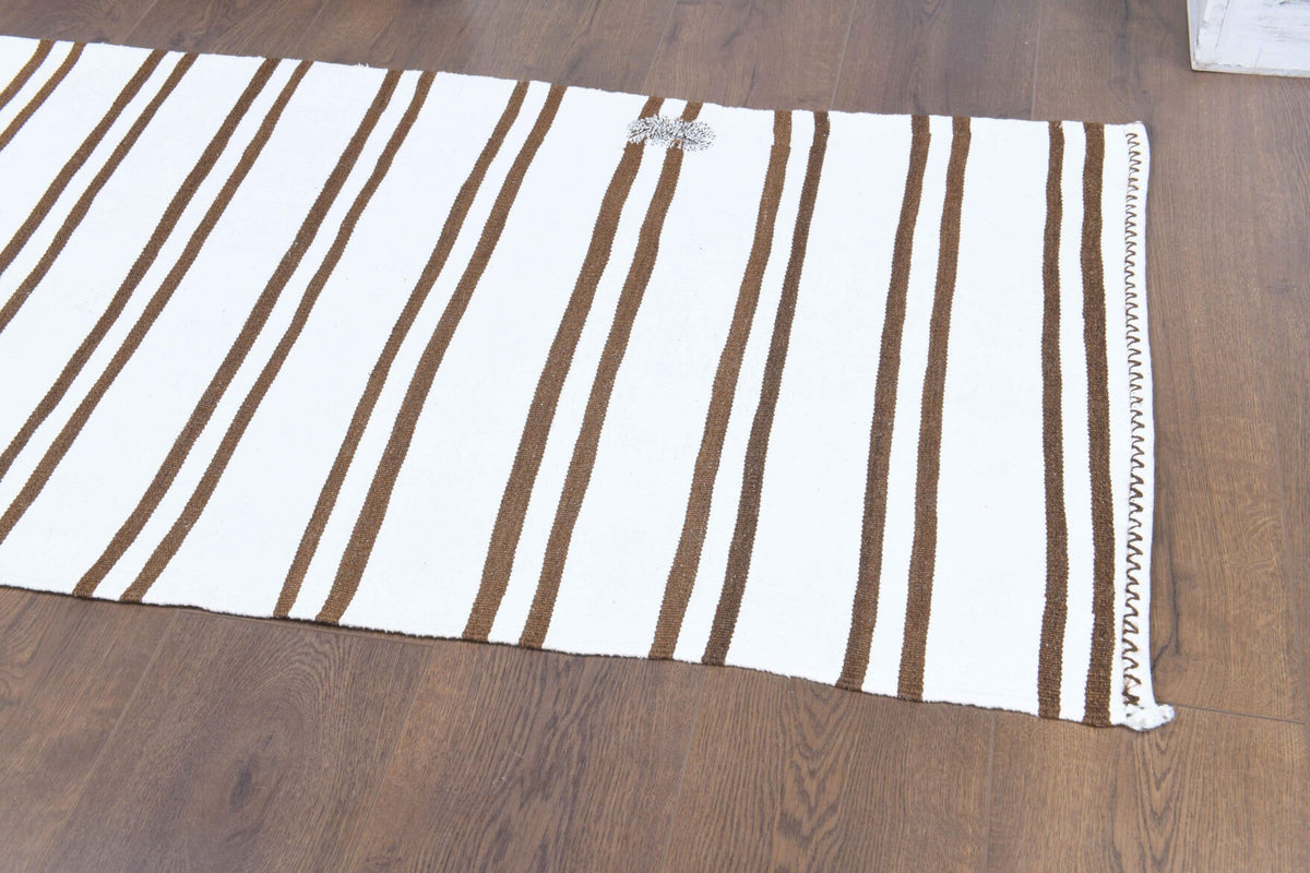 2x8 Wool Vintage Kilim Runner Rug