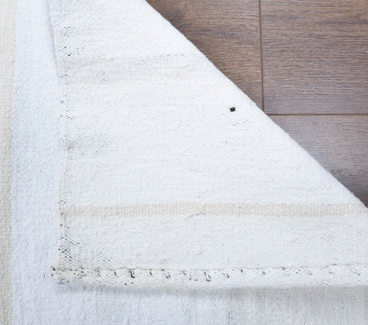 El yapımı vintage yolluk 61x234 cm kilim desenli yün - desen detayı