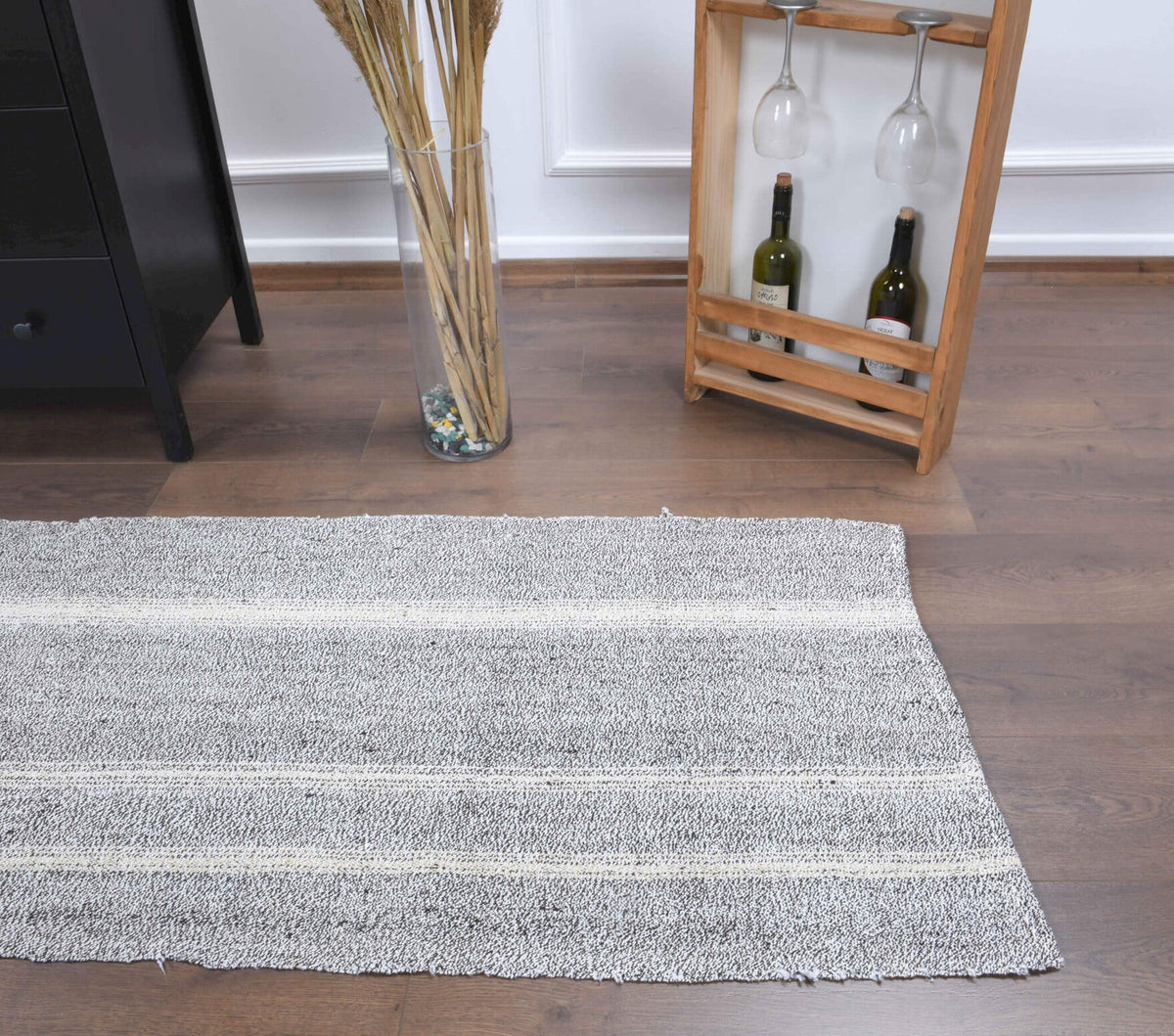 2x8 Wool Vintage Kilim Runner Rug