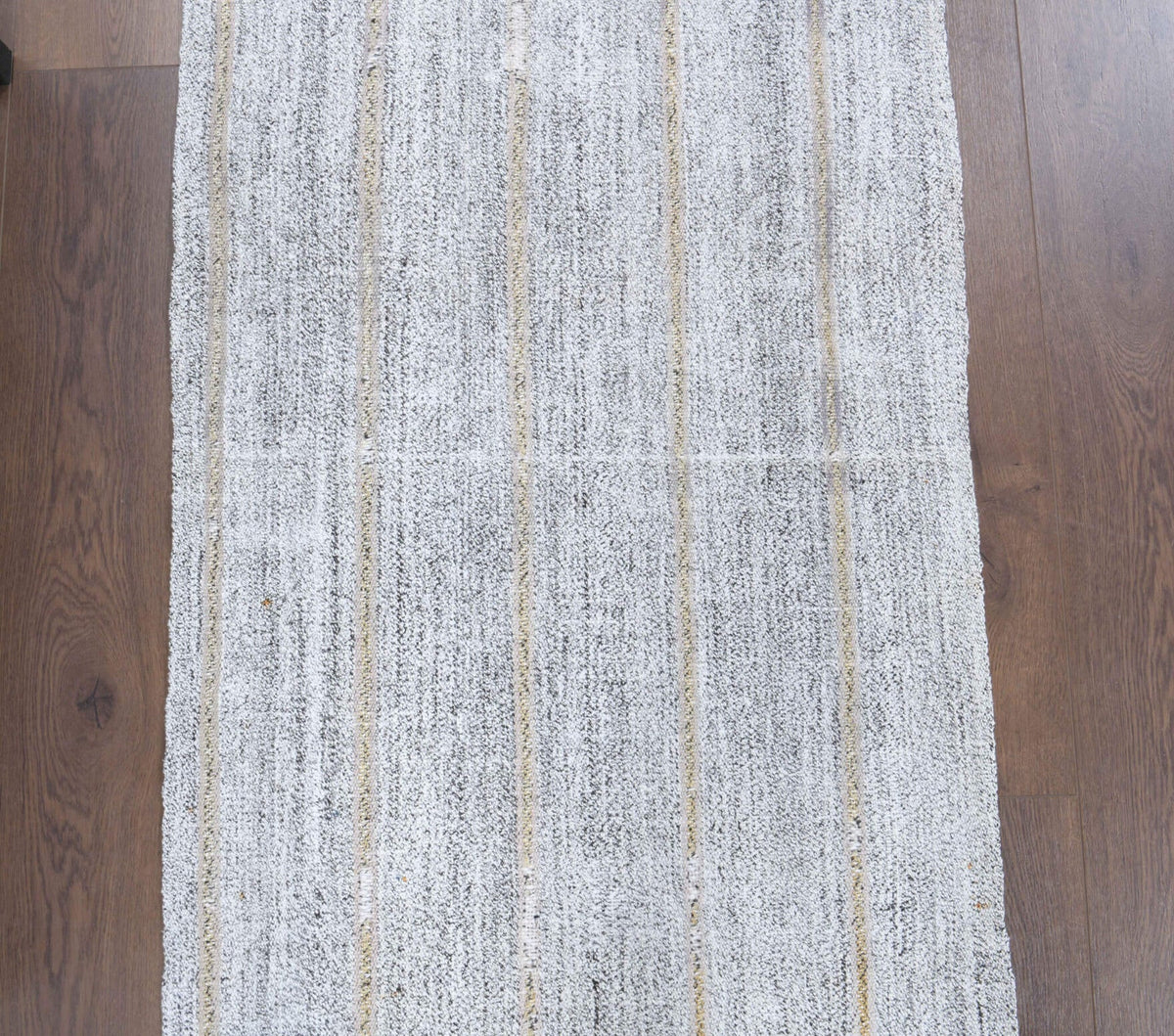 El yapımı vintage yolluk 71x269 cm düz desenli yün - desen detayı