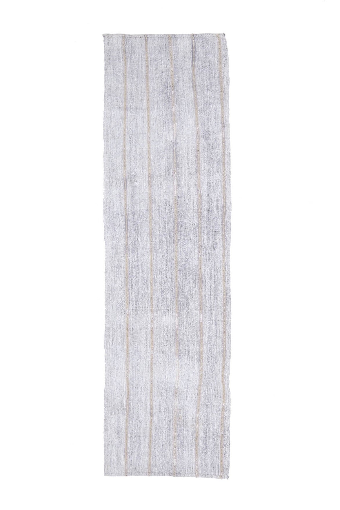El yapımı vintage yolluk 71x269 cm düz desenli yün - farklı açıdan görünüm