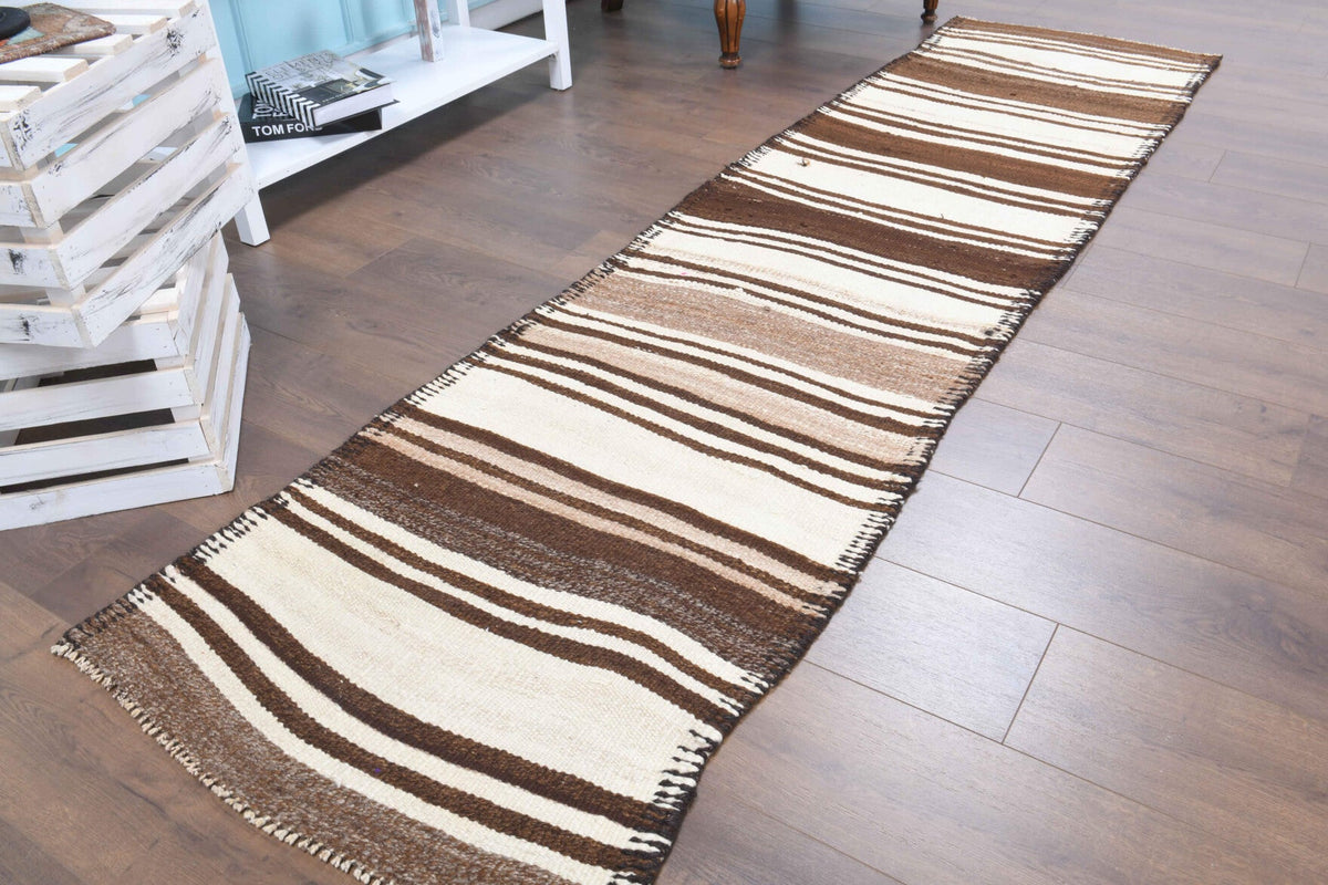 2x9 Wool Vintage Runner Rug