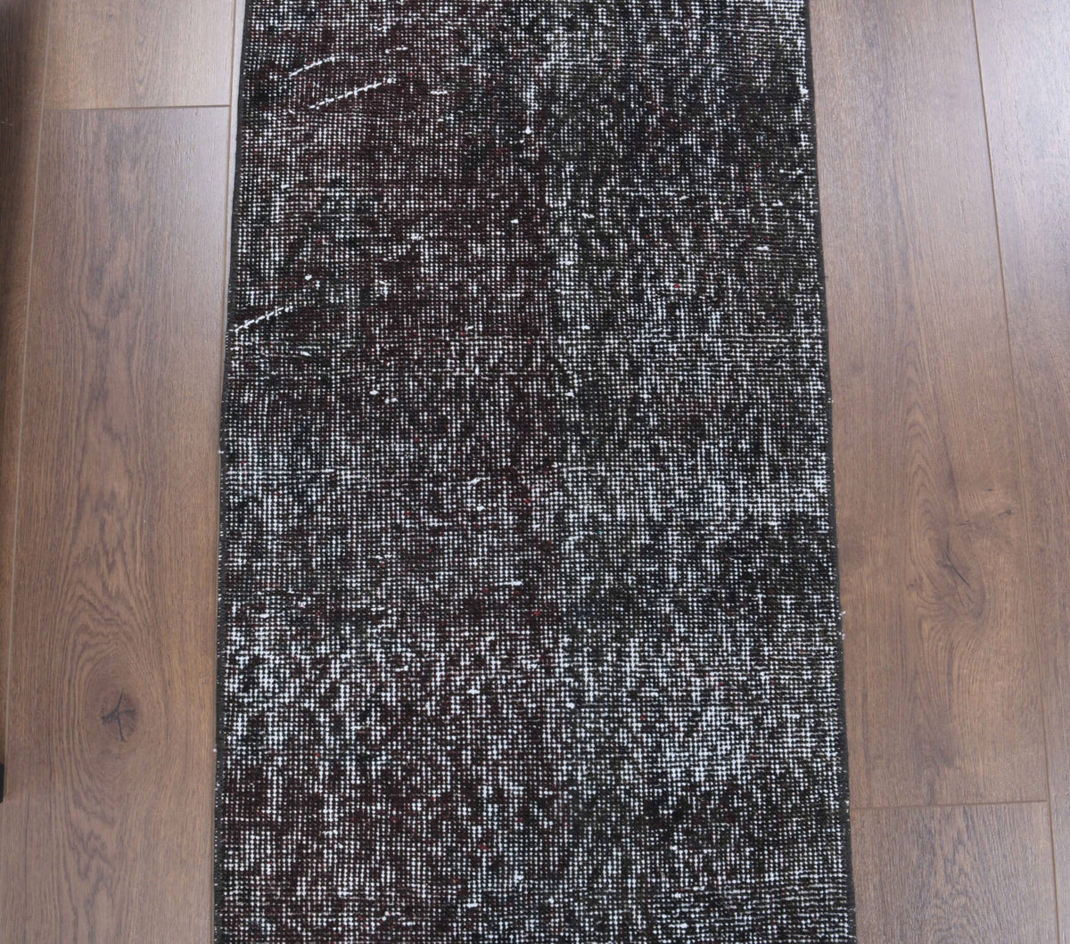 El yapımı vintage yolluk 58x264 cm düz desenli yün - desen detayı