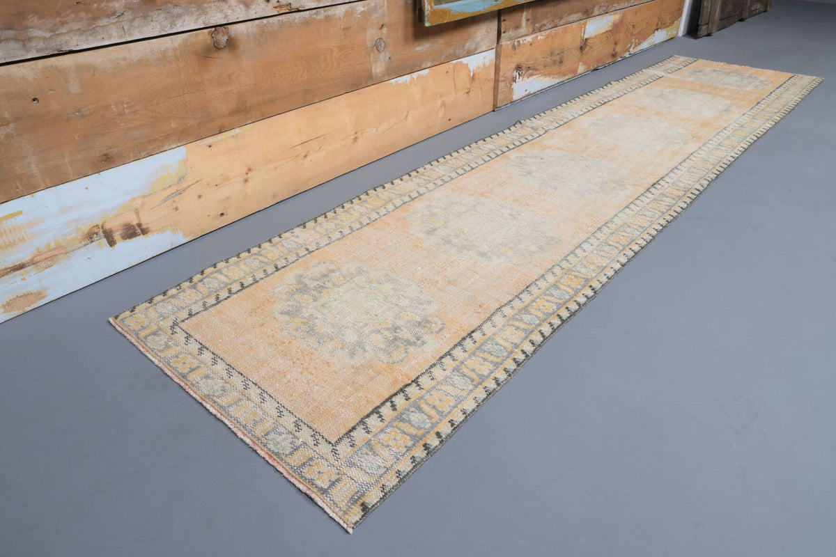 Vintage Low Pile Runner Rug