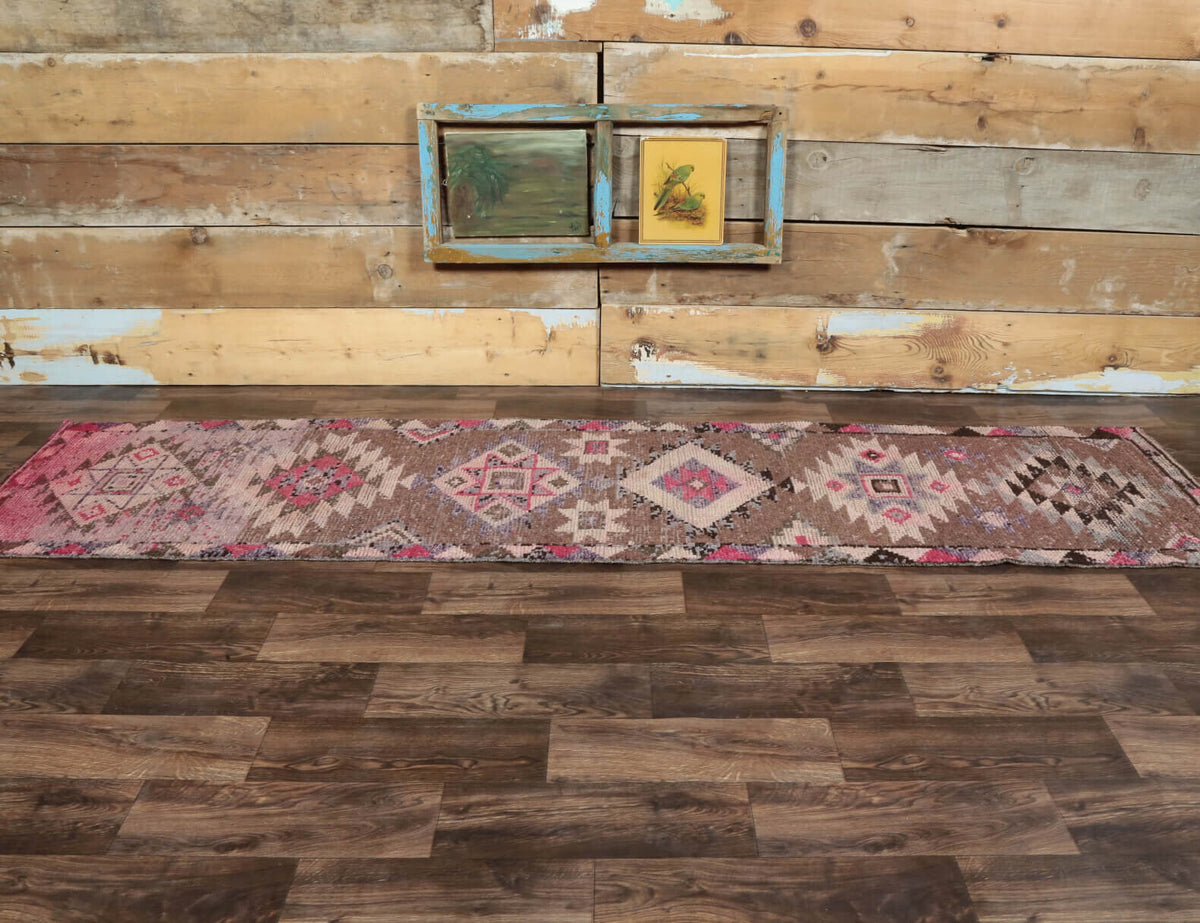 Vintage Anatolian Runner Rug - 24369