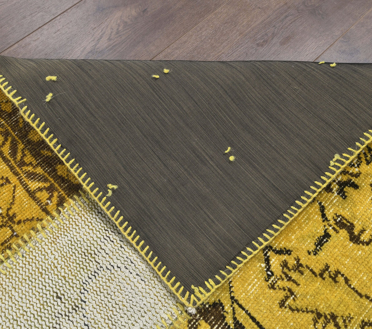 El yapımı vintage yolluk 79x300 cm oryantal desenli yün - mekan görünümü