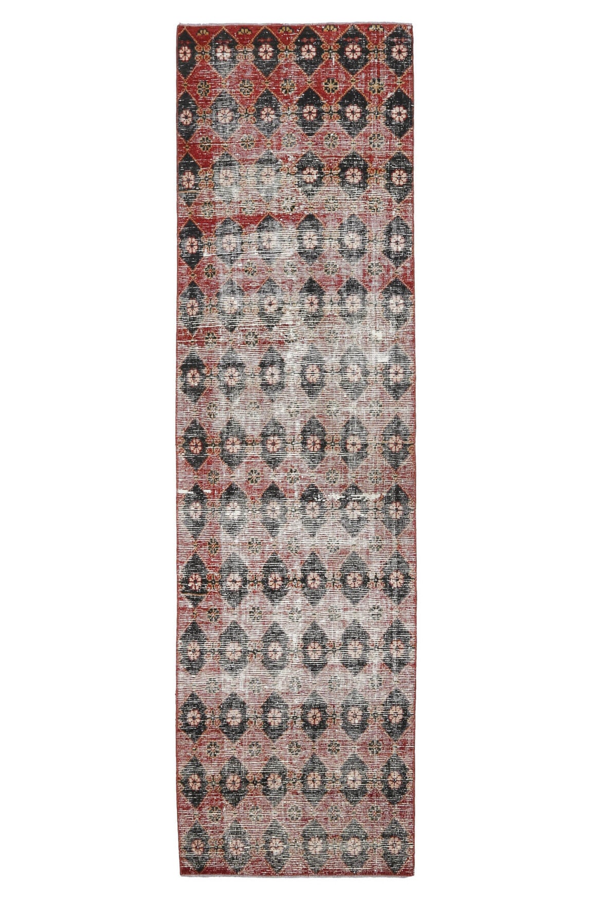 3x10 Wool Antique Runner Rug