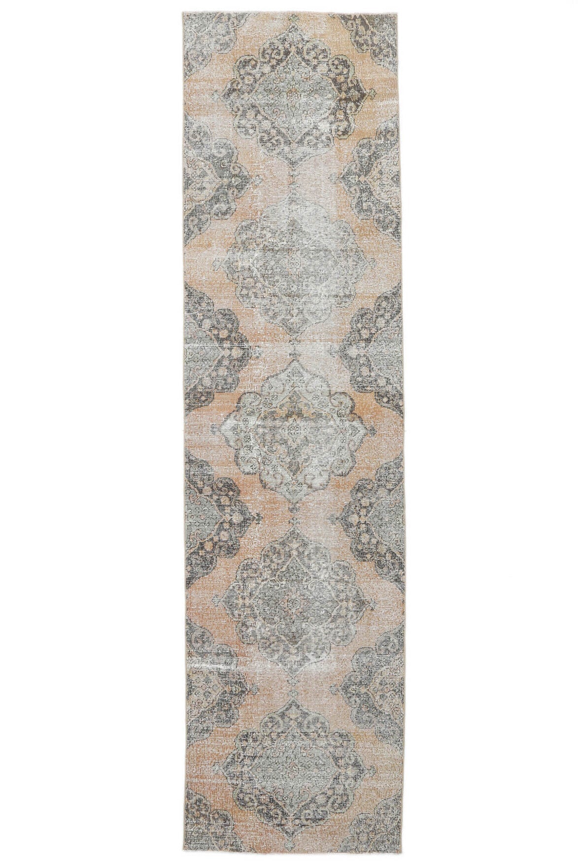 Cemile - Distressed Oriental Oushak Runner