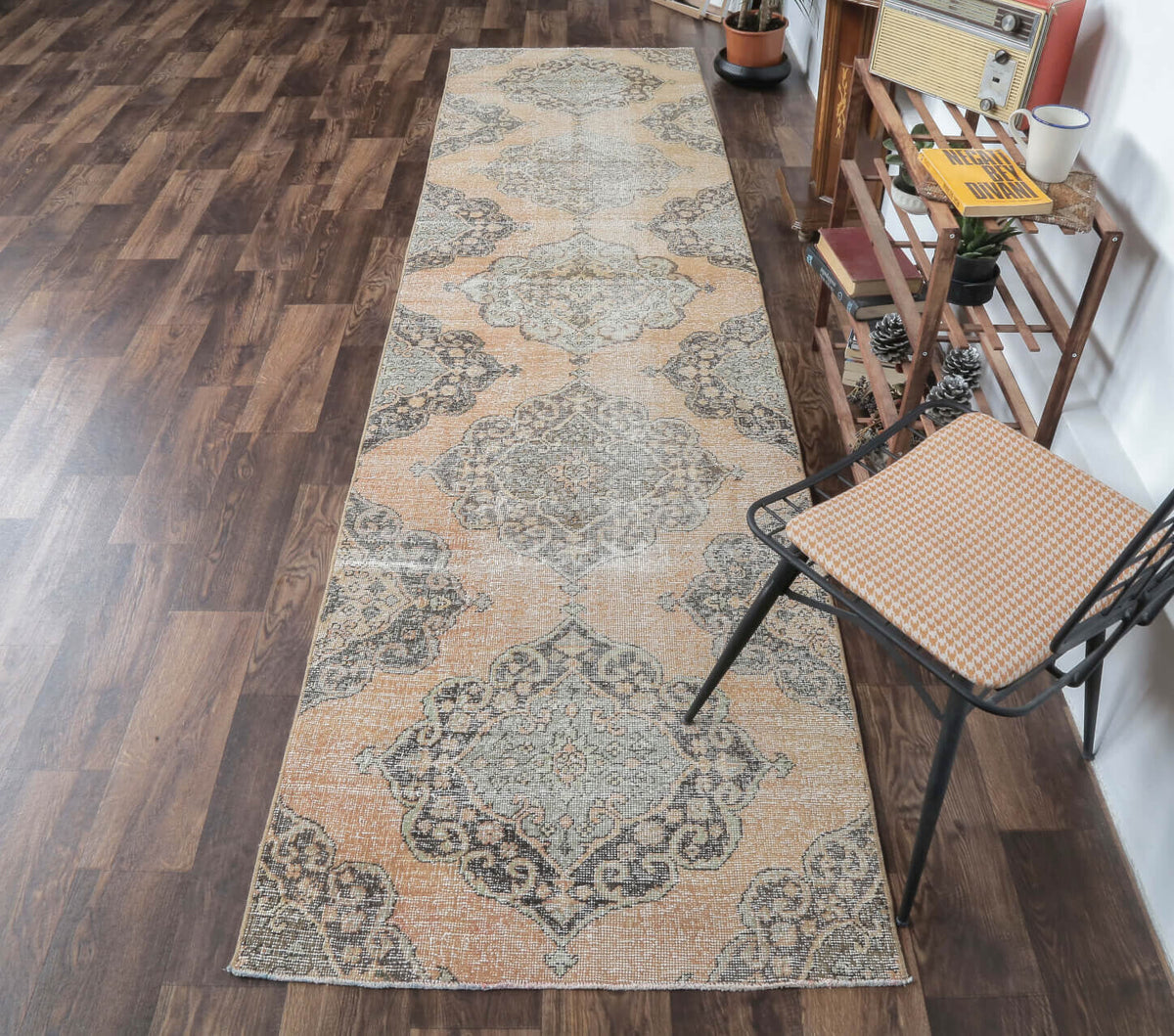 Cemile - Distressed Oriental Oushak Runner