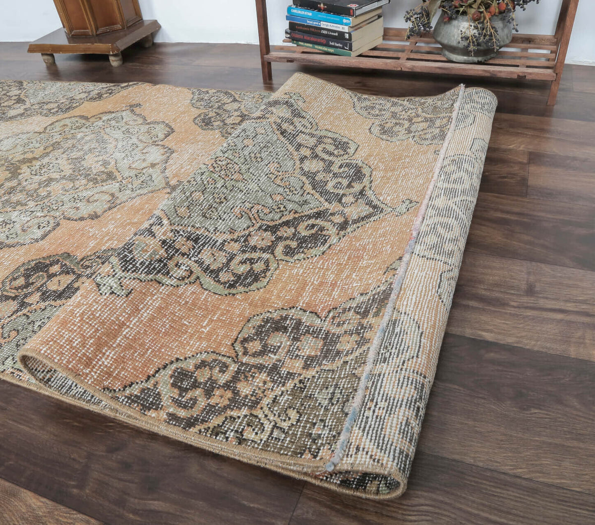 Cemile - Distressed Oriental Oushak Runner